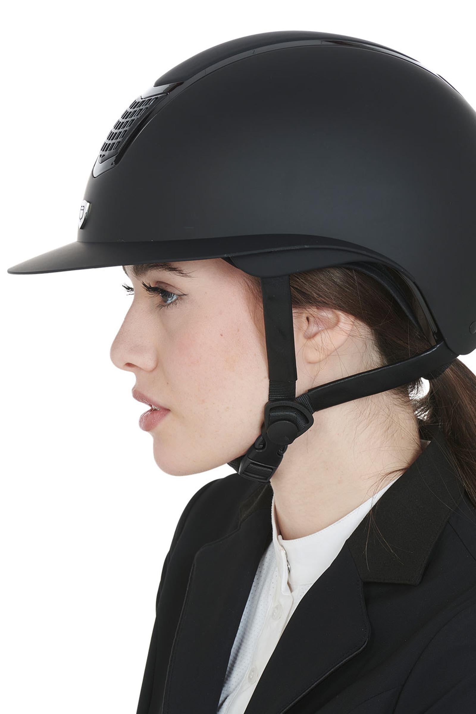 Equestro Ultra-light Helmet in Resistant Matte Plastic En 1384-2023 Homologation Safety Equipment