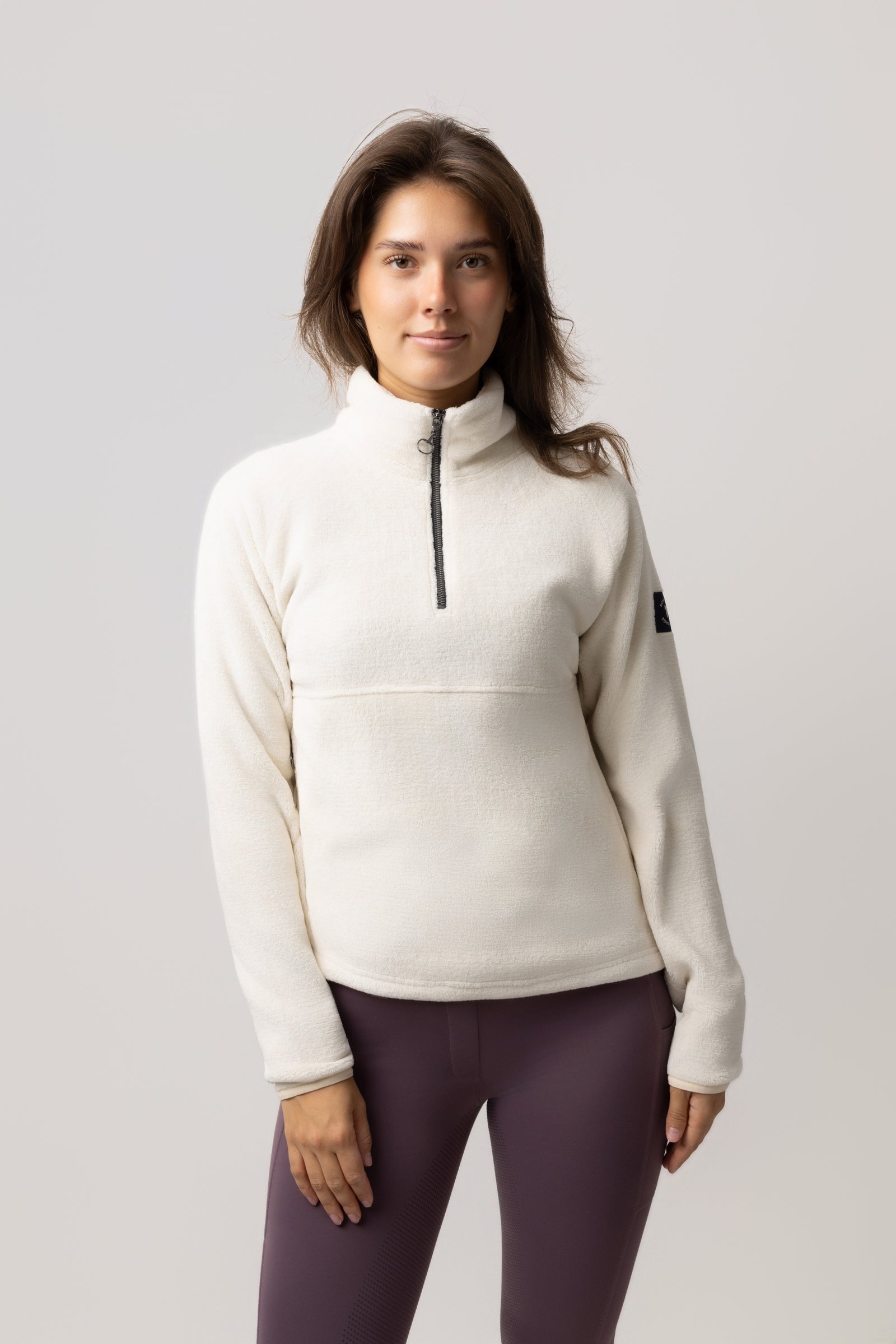Horze Frieda Pull en polaire anorak pour femmes Vêtements d'équitation femme