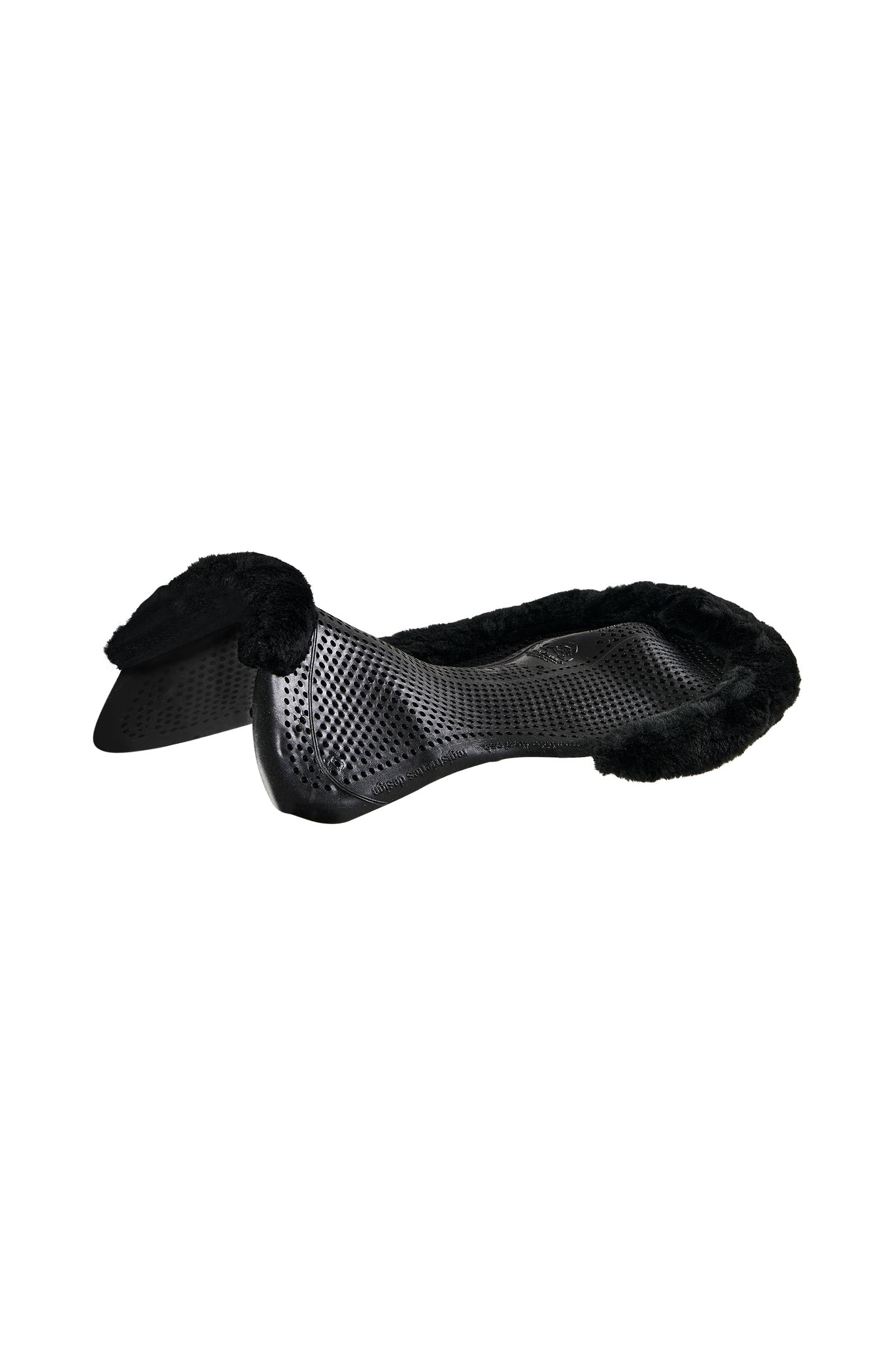 Acavallo Gel antidérapant Classic avec schaffell découpé plat Tapis de selle