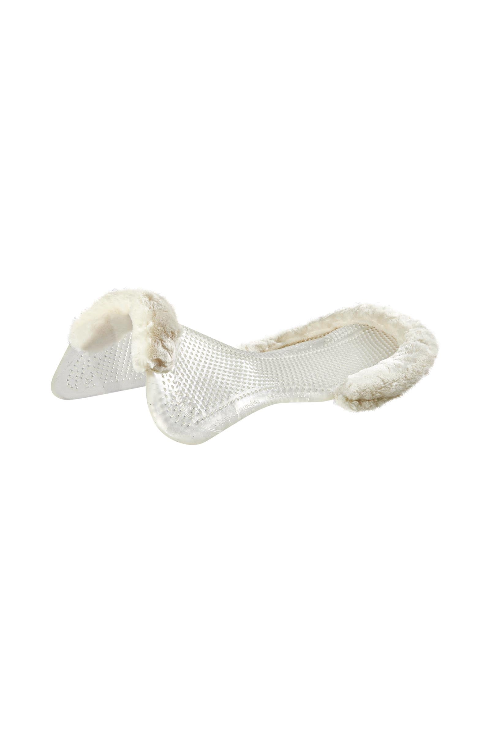 Acavallo Gel antidérapant Classic avec schaffell découpé plat Tapis de selle