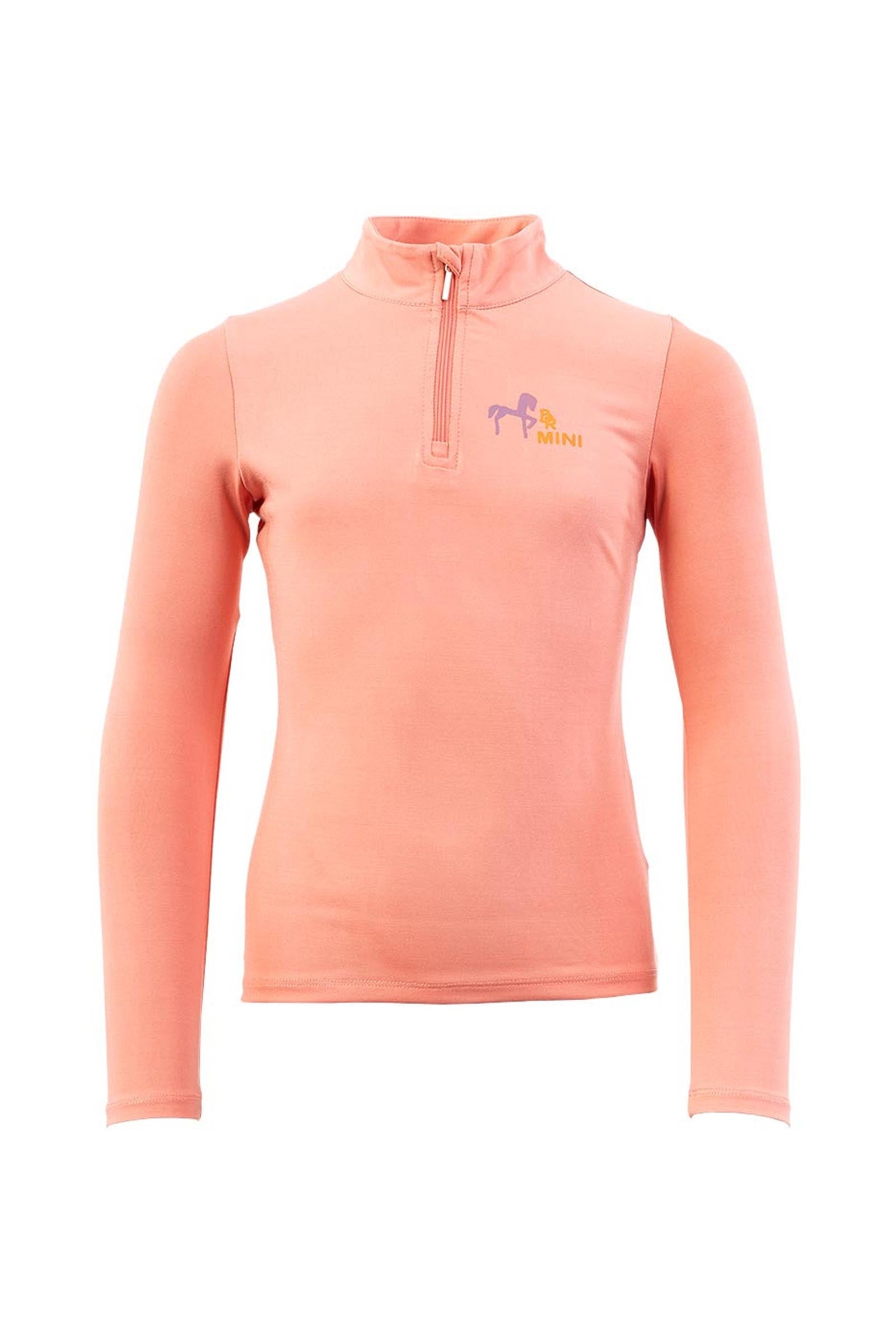 BR Mini Kids haut à manches longues zippé Vêtements d'équitation enfant
