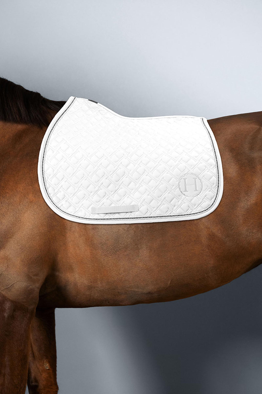 Tapis De Selle Cheval Bleu Petrole Softy