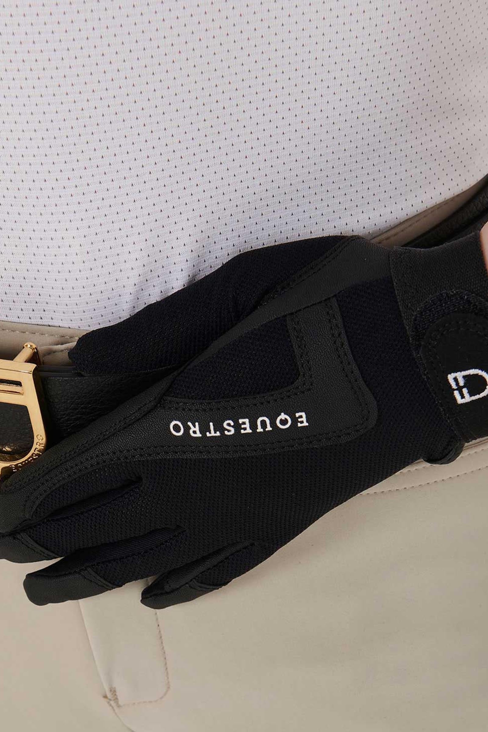 Equestro Kids' Gloves in Technical Fabric Kids Apparel