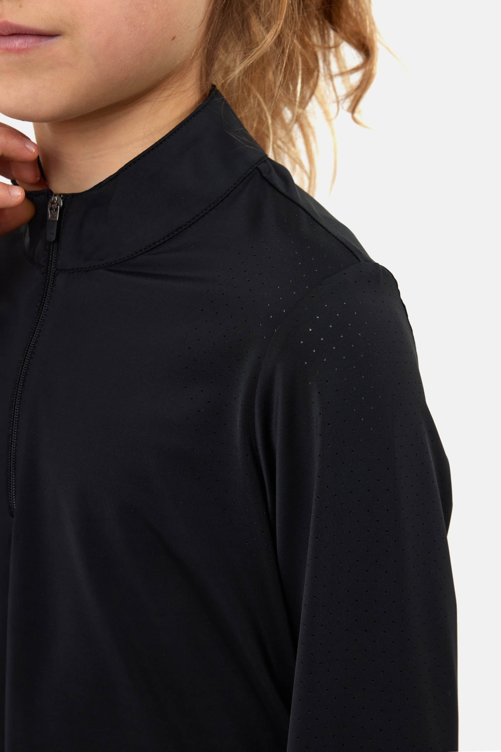 Horze Young Rider Emmie Cooling Training Shirt with Long Sleeves Kids Apparel