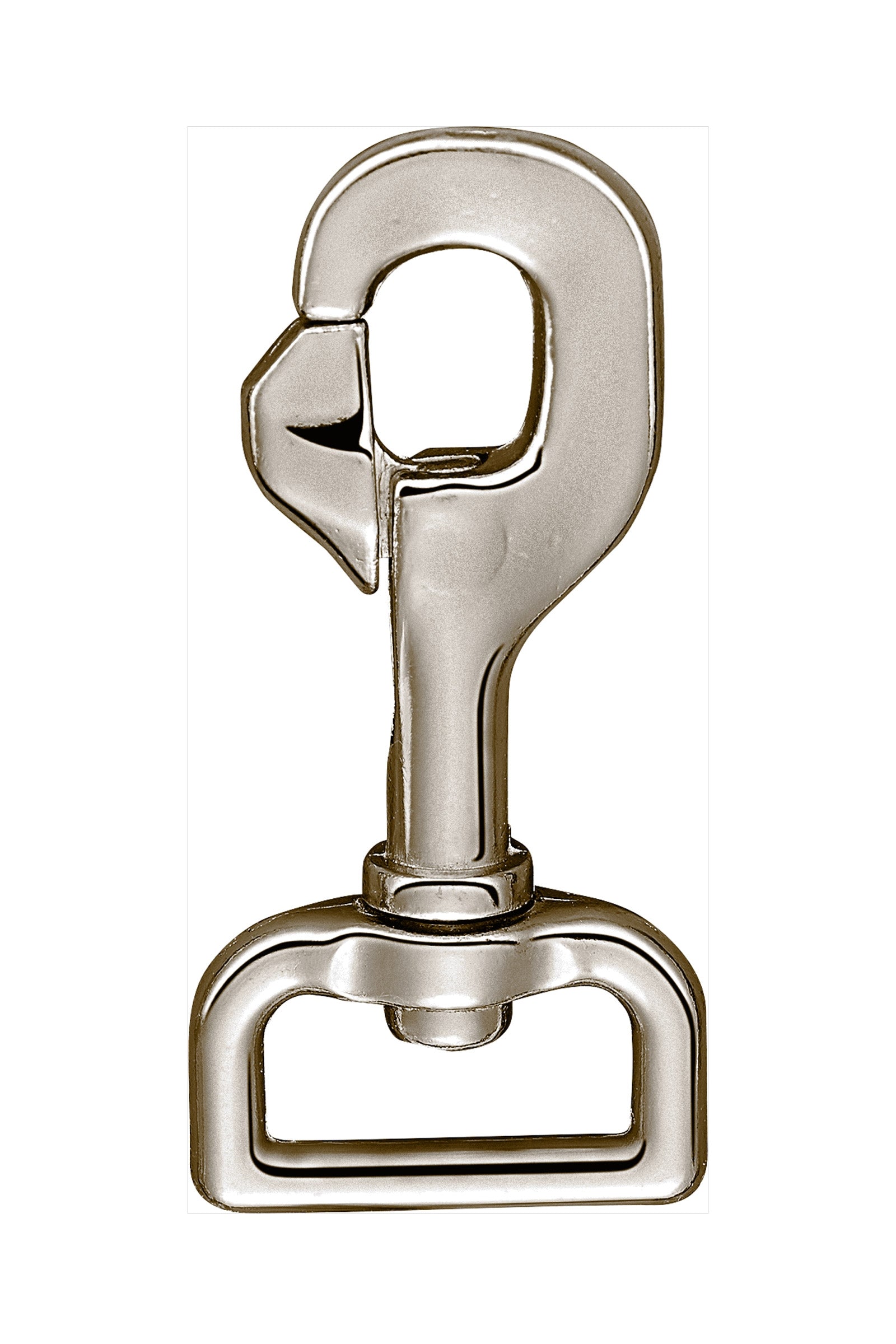 Sprenger mousqueton, chromé, 25 mm Outils de maréchalerie