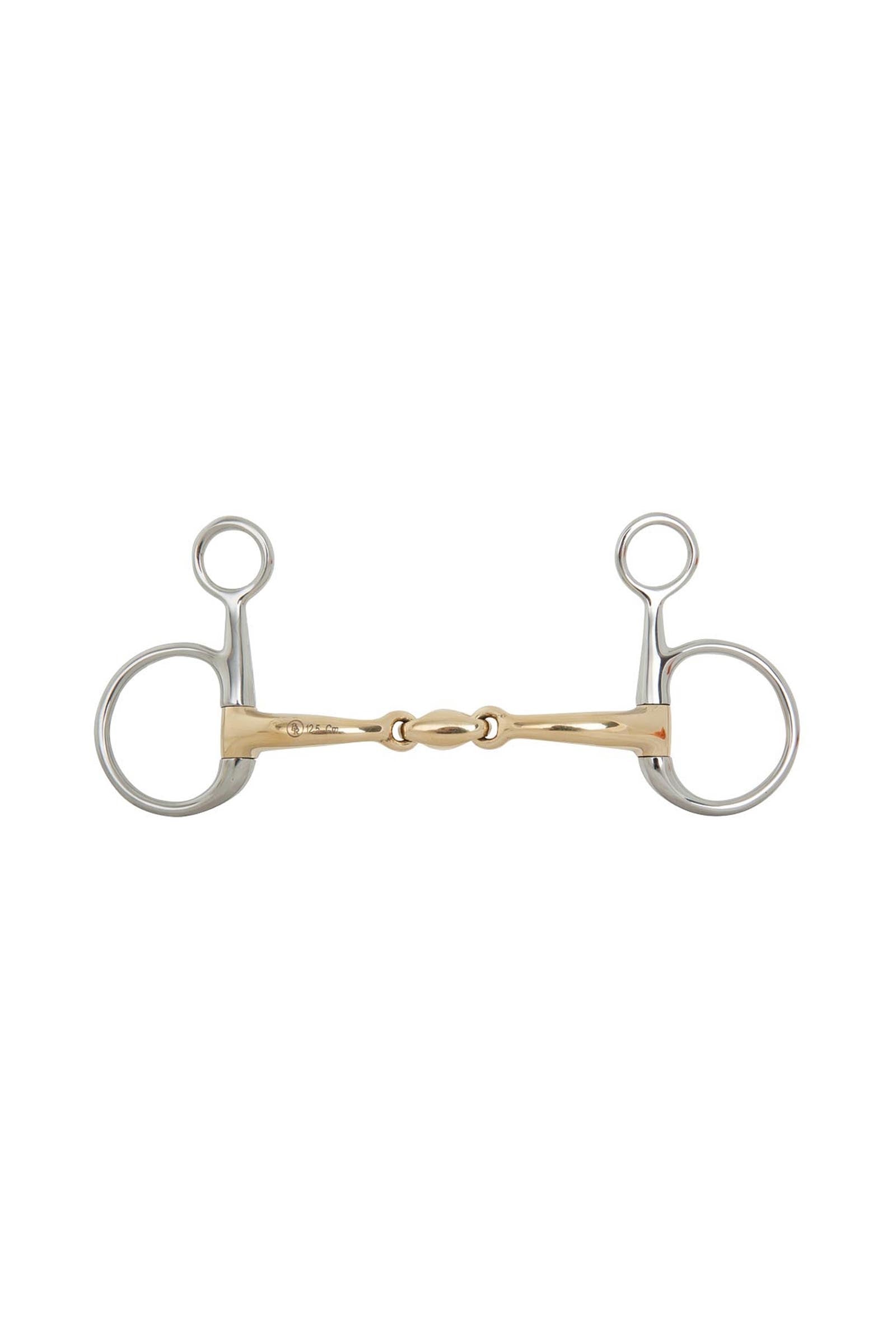 BR Soft Contact mors Baucher, double brisure, 14 mm, branches 110 mm Mors