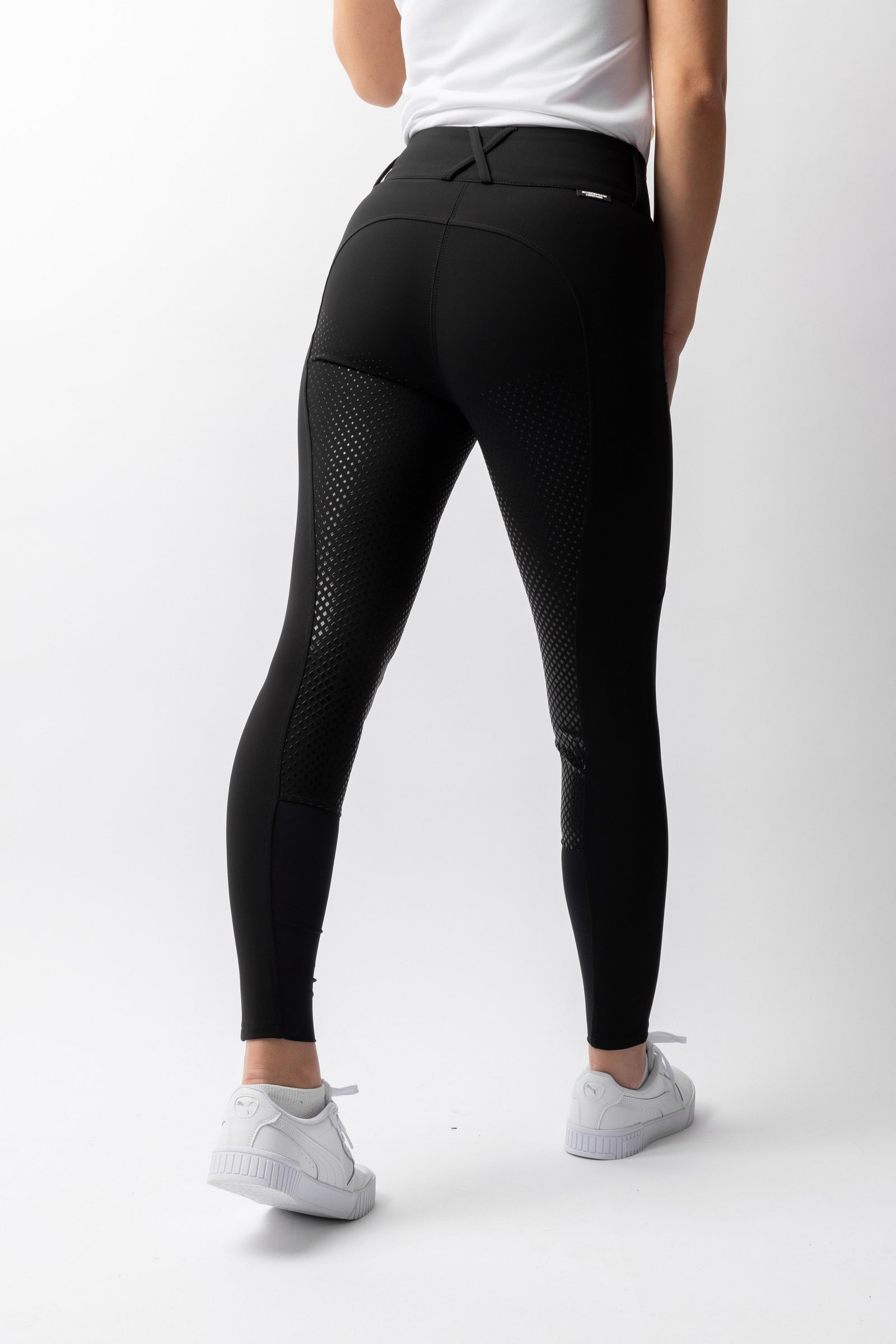 Horze Grand Prix Pro Pantalon d'équitation pour femme Full Grip UPF 50+ Womens Breeches