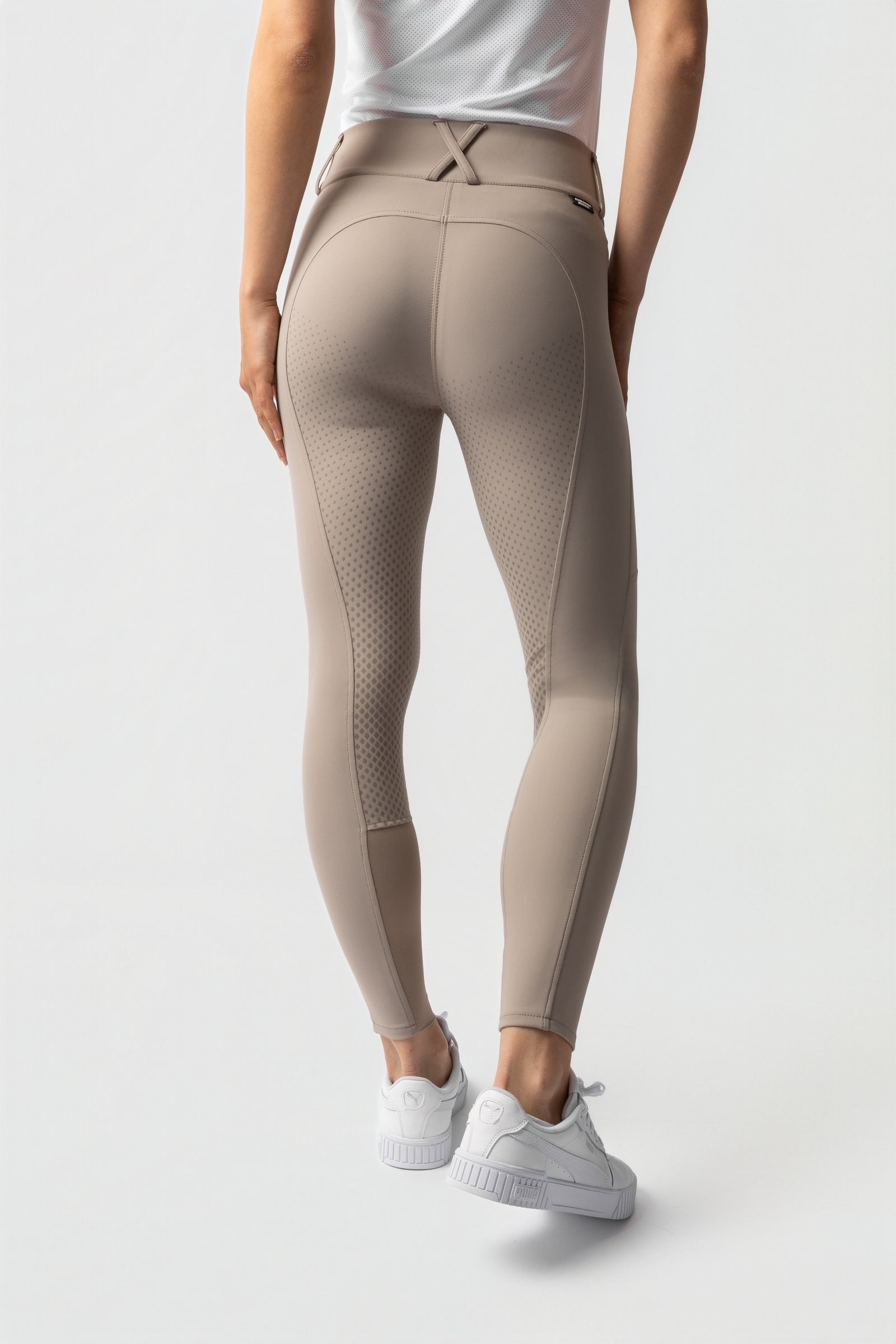 Horze Grand Prix Pro Pantalon d'équitation pour femme Full Grip UPF 50+ Womens Breeches