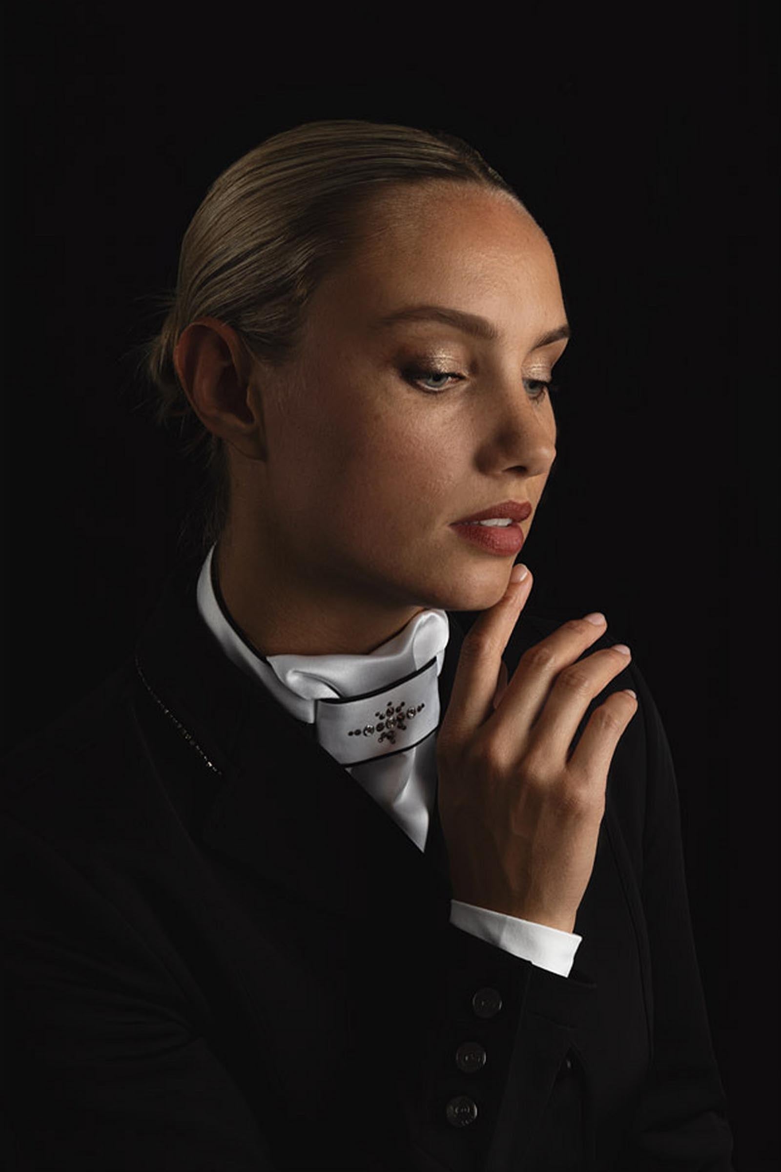 Anky ANKY Competition DeLuxe Women´s Stock Tie Stone Women’s Riding Clothing