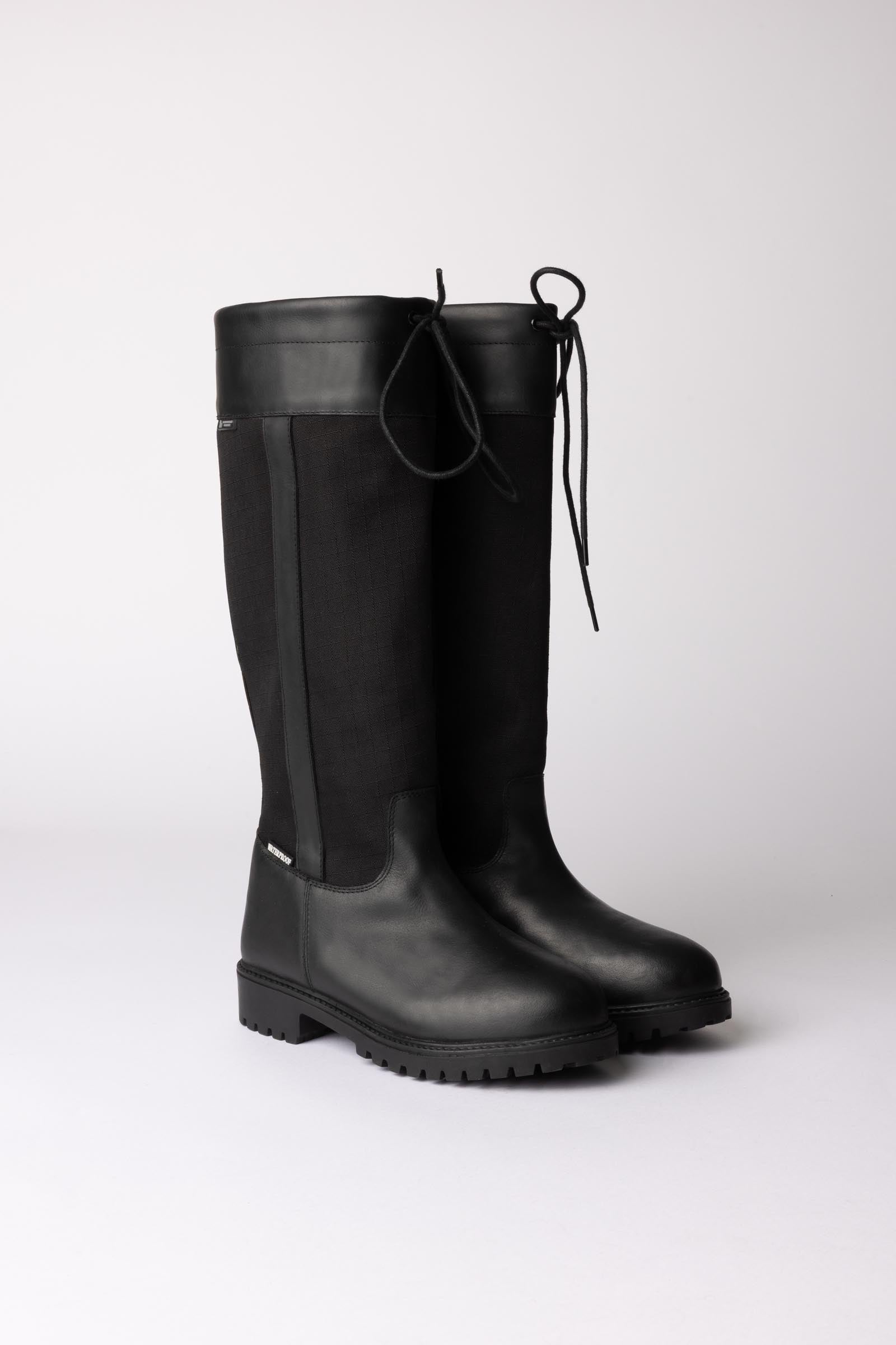 Bottes d’extérieur imperméables Horze York à tige haute - Noires