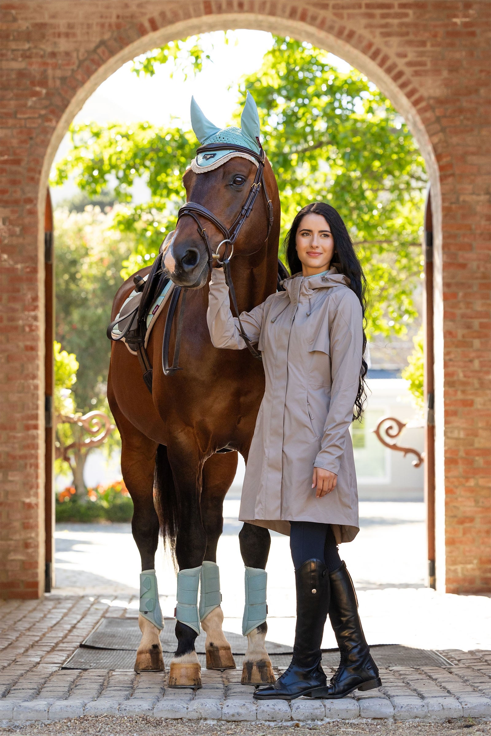 LeMieux Grace Women's Long Rain Jacket Women’s Riding Clothing