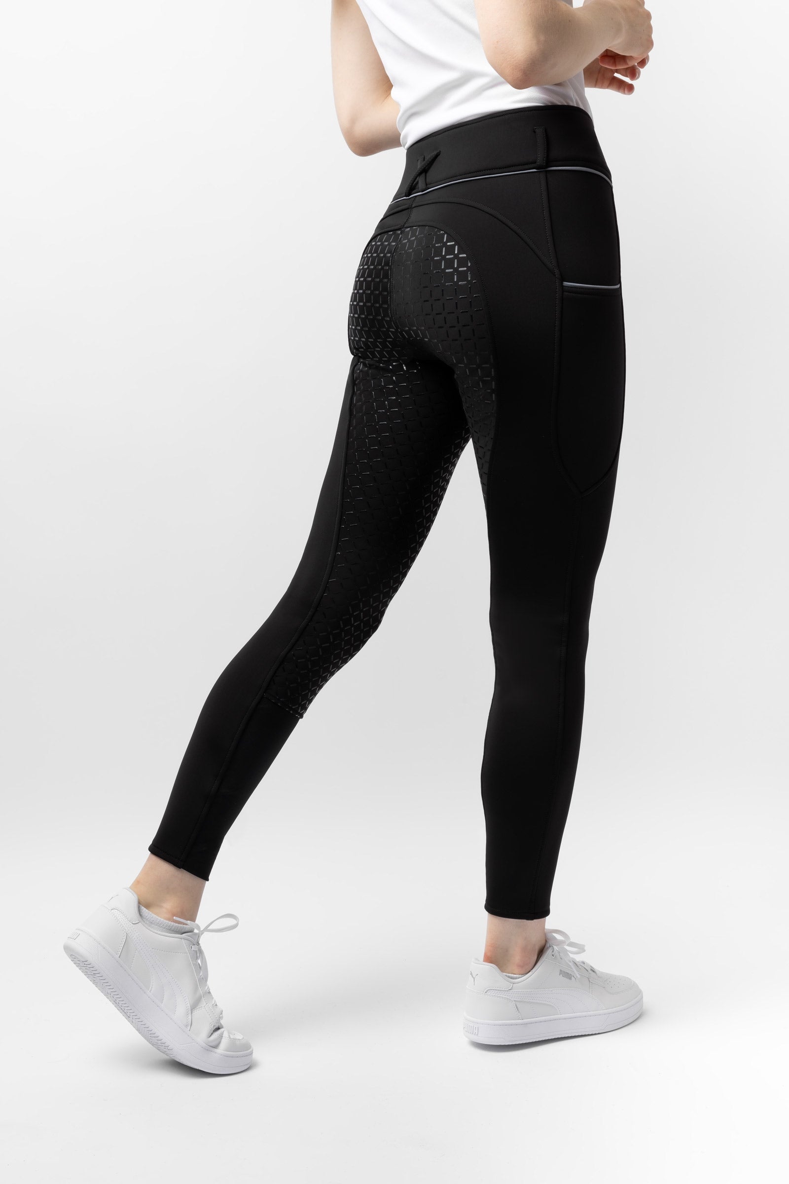 Horze Corinne Pantalons d'équitation thermo avec grip complet Womens Breeches