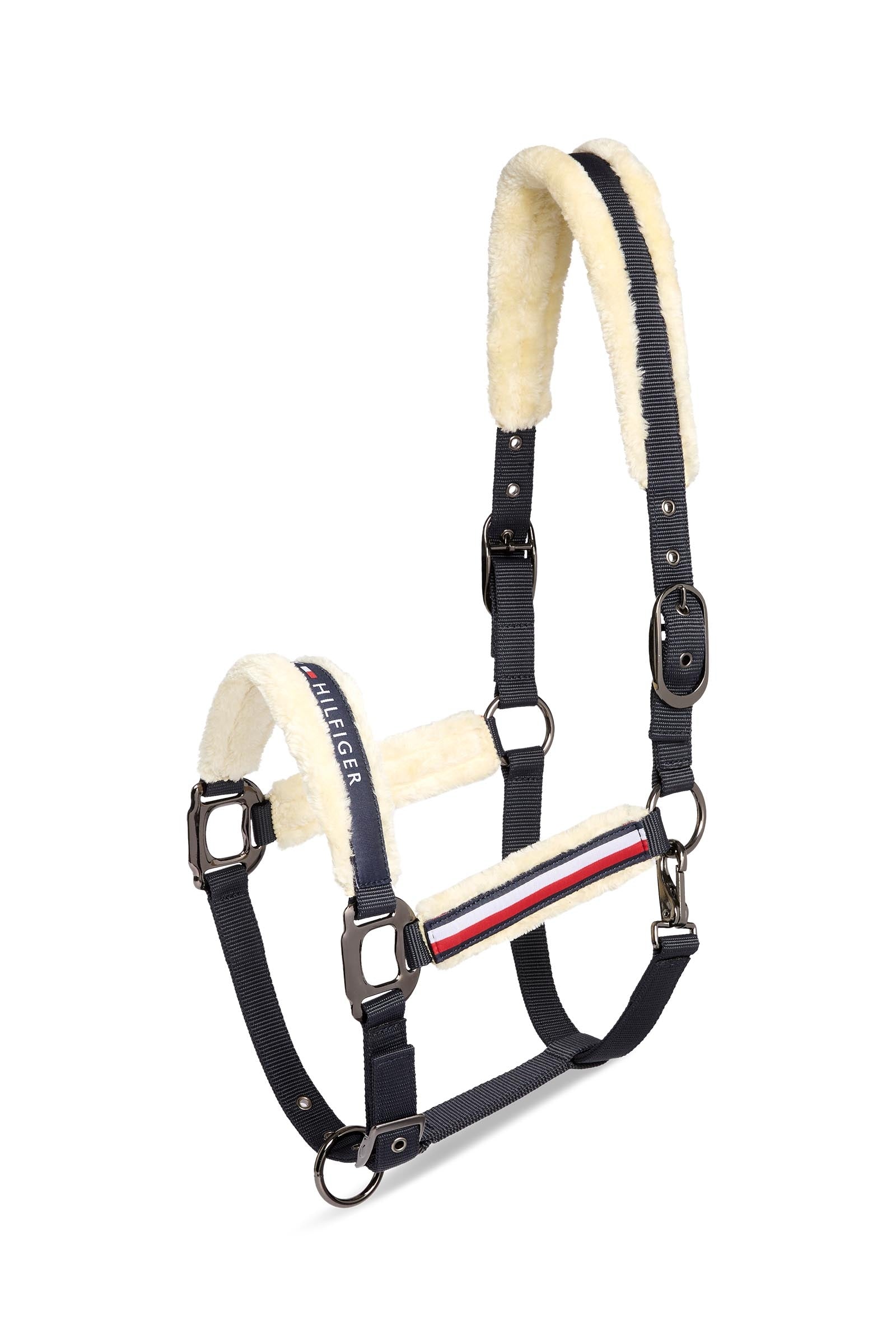Tommy Hilfiger Equestrian Kennedy licol avec fausse fourrure Licols & longes