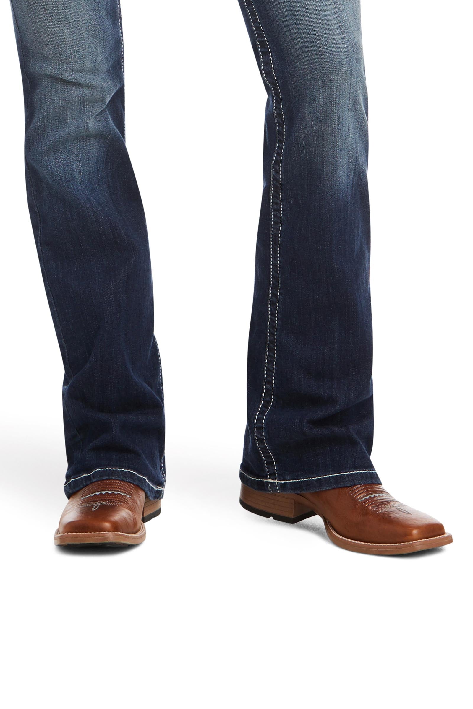 Ariat Women's R.E.A.L. Mid Rise Stretch Entwined Boot Cut Jeans Womens Breeches