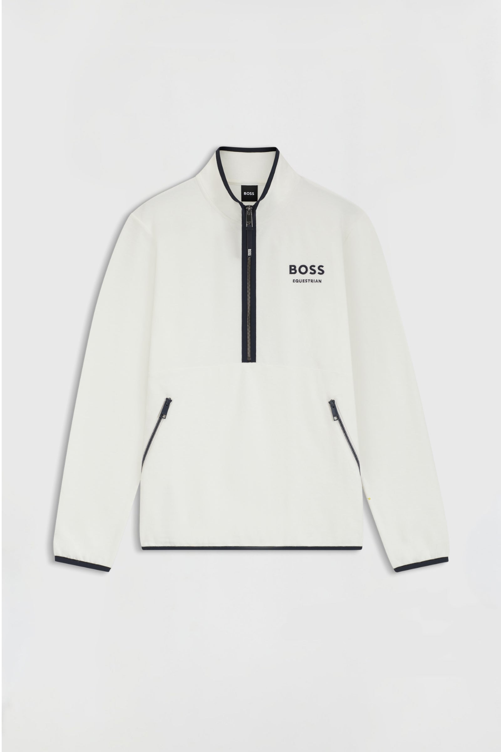 BOSS Equestrian Boss Fedora Felpa femme demi-zip Vêtements d'équitation femme