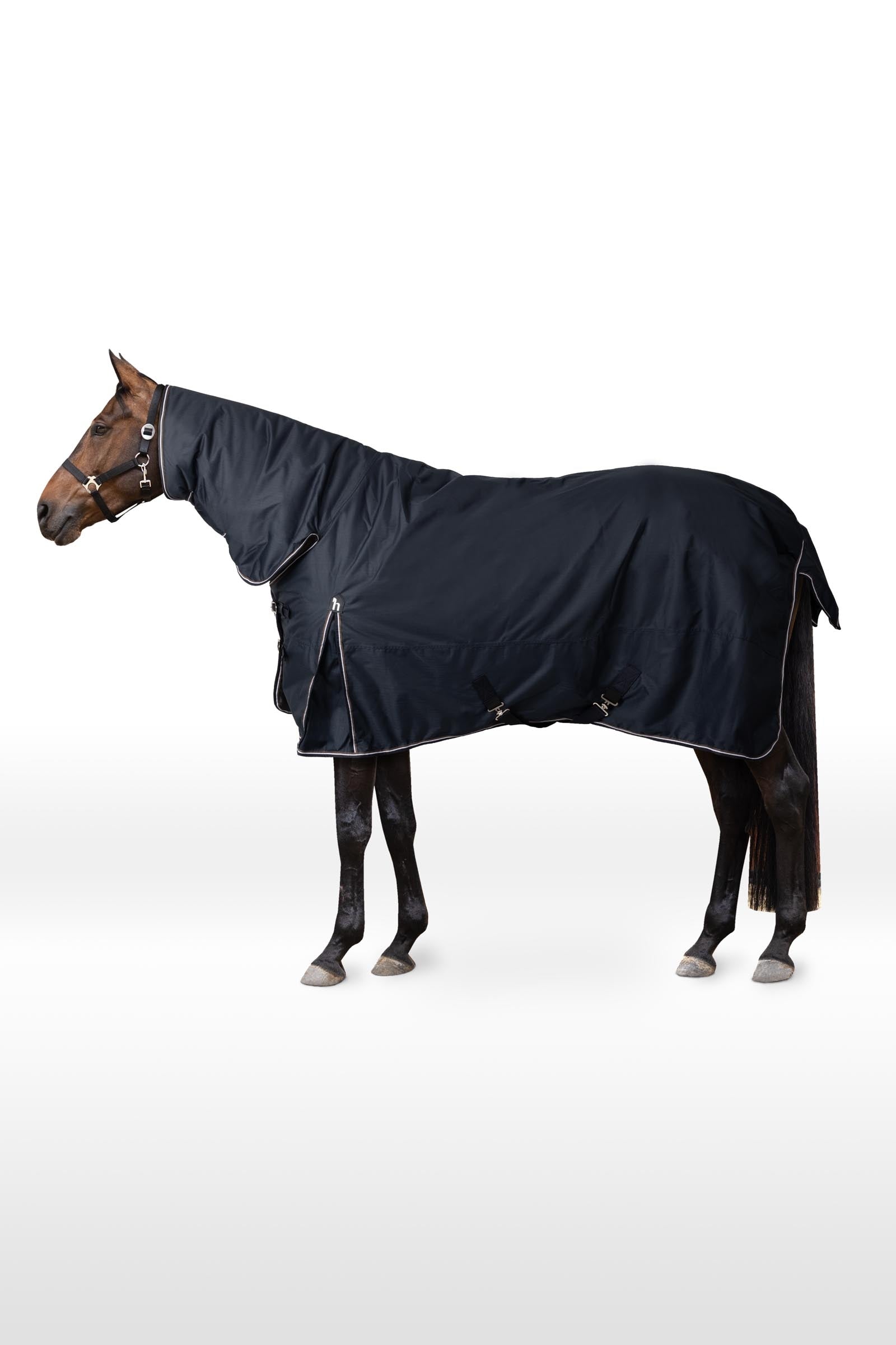 Horze Glasgow couverture d'extérieur avec col fixé, 200 g Couvertures cheval