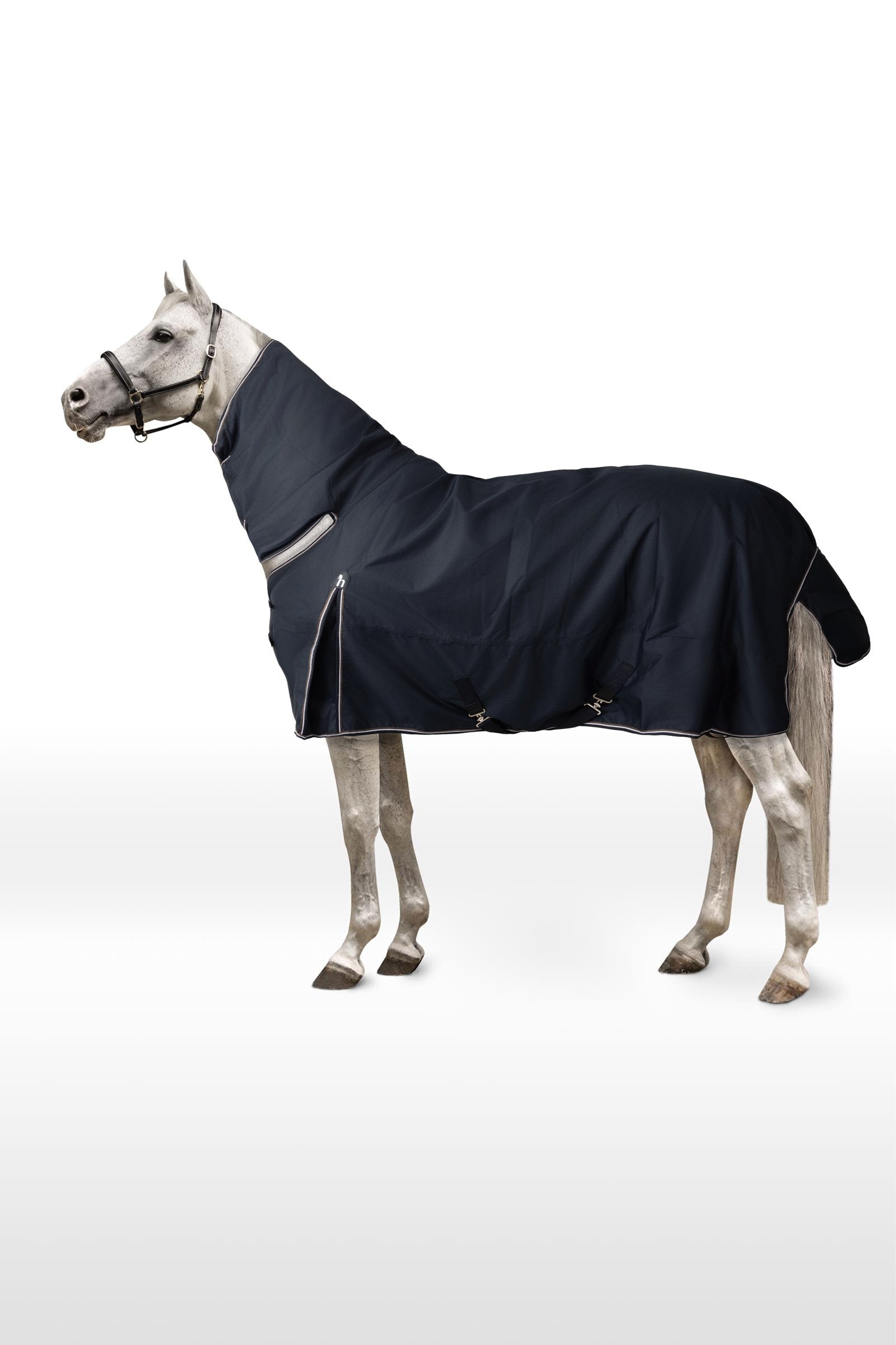Horze Glasgow couverture d'extérieur avec col fixé, 200 g Couvertures cheval