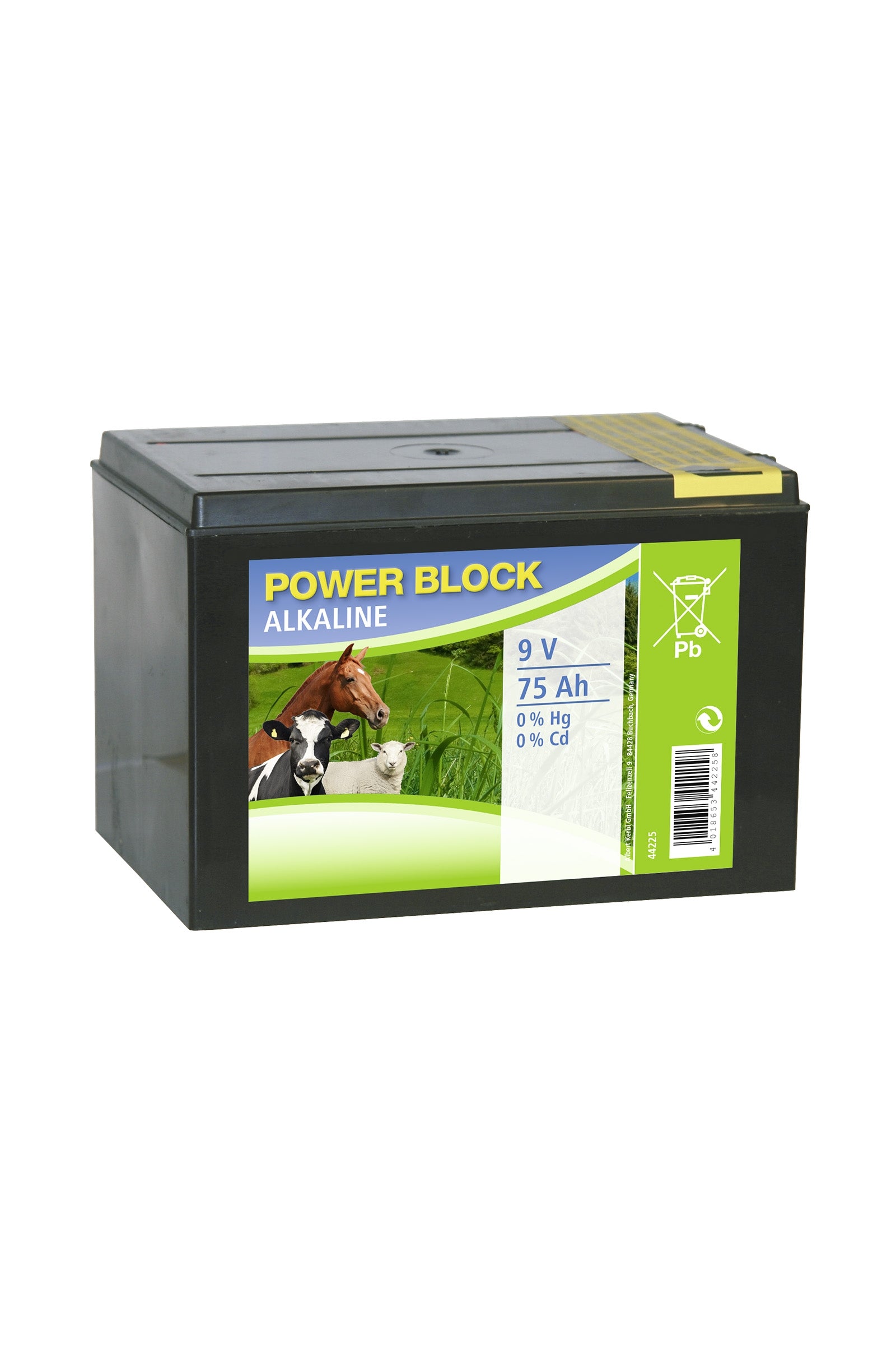 Corral CORRAL Dry battery Alkaline Power Block, 9 V, 75 Ah, small case Fencing Supplies