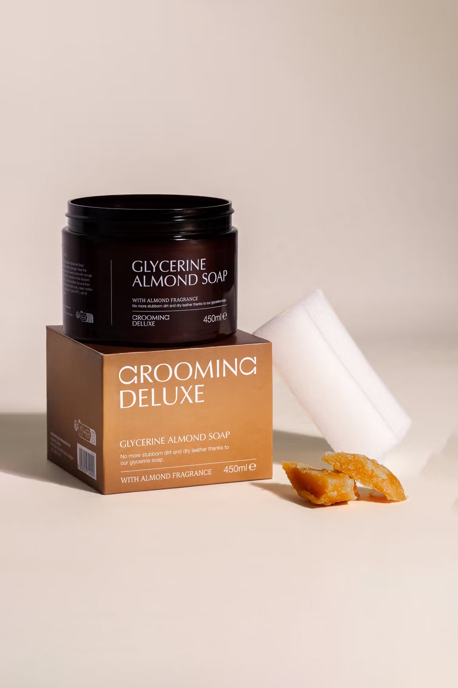 Grooming Deluxe Savon glycériné à l’amande, 450 ml Soins