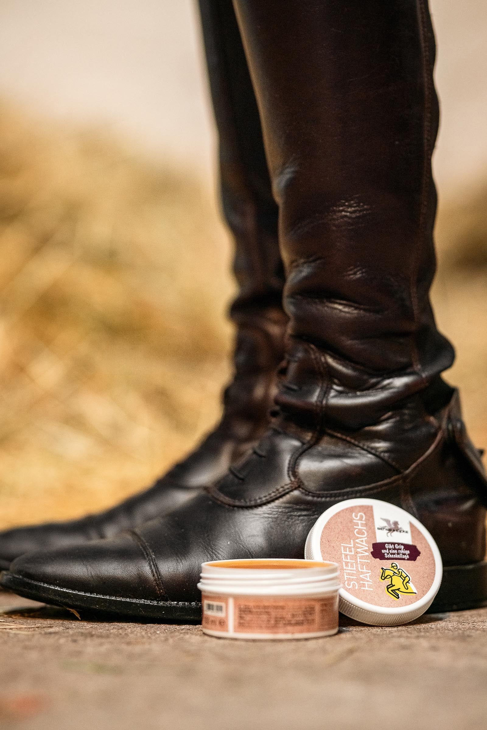 Bense & Eicke Boots Adhesive Wax, 100ml Riding Boots & Riding Shoes