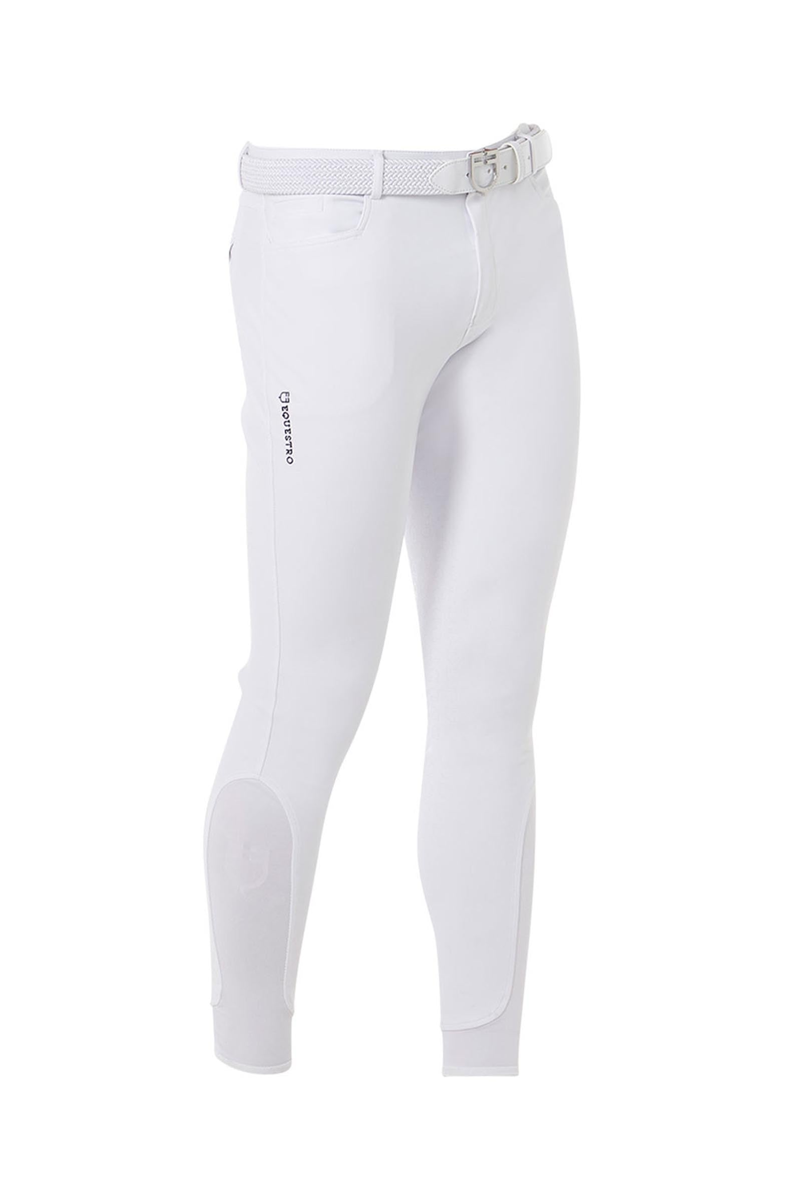Equestro Men's Slim Fit Full Grip Breeches Mens Riding Clothing