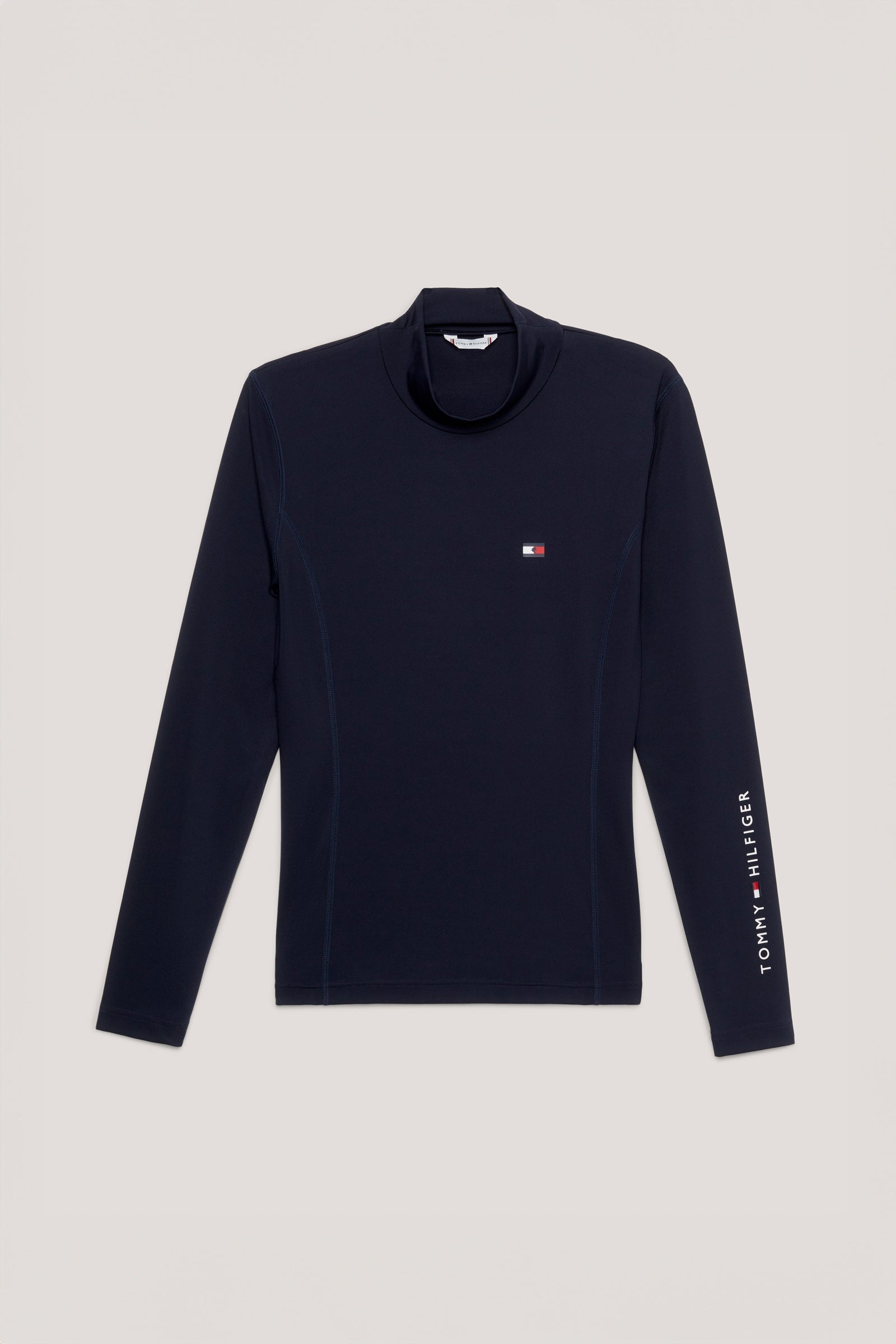 Tommy Hilfiger Equestrian chemise manches longues à col montant pour femme Vêtements d'équitation femme