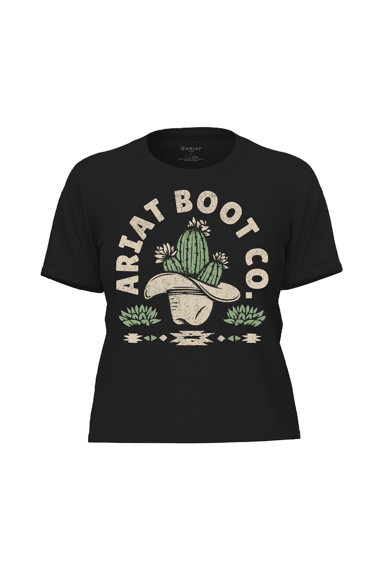 Ariat Women's Ariat Cacti Cowboy Hat T-Shirt Vêtements d'équitation femme