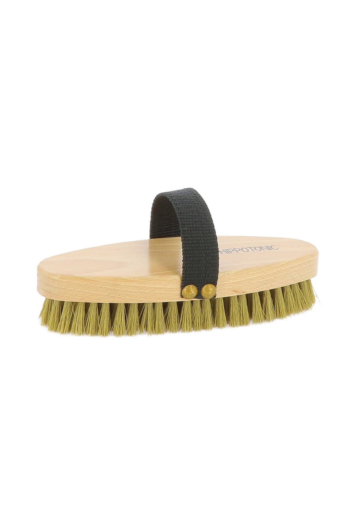 HIPPOTONIC Soft Body Brush With Wooden Handle, Small Horse Grooming Tools