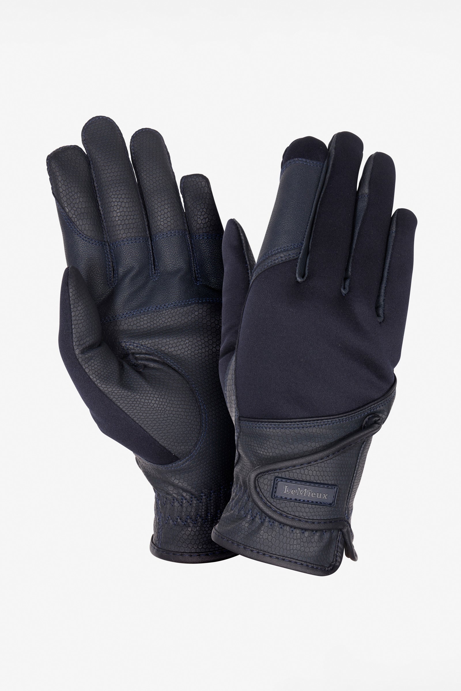 Gants Respirants Femme Horze Evelyn - Bleu Marine Foncé, Taille 8, Neufs Avec étiquettes