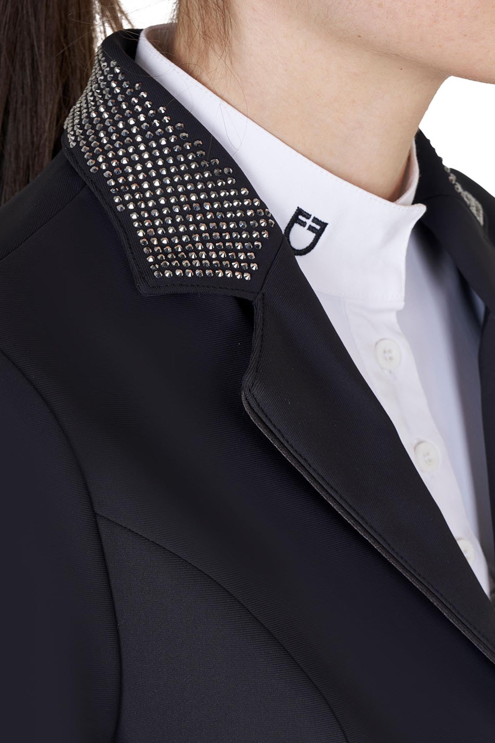 Equestro Women's Competition Jacket With Rhinestones Women’s Riding Clothing