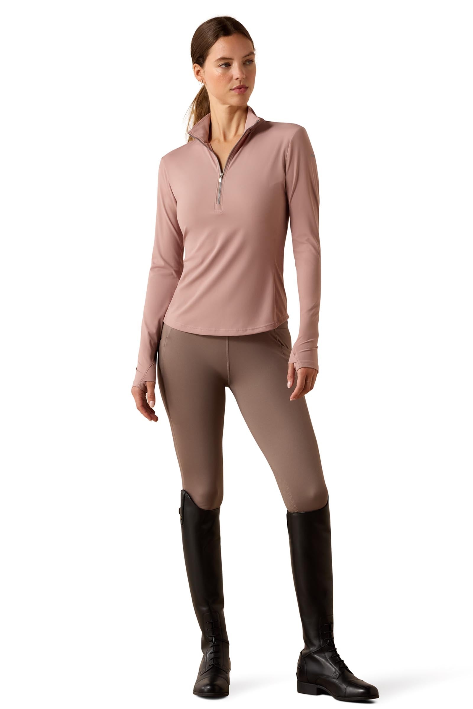 Ariat Women's SolVeil 1/2 Zip Baselayer Women’s Riding Clothing