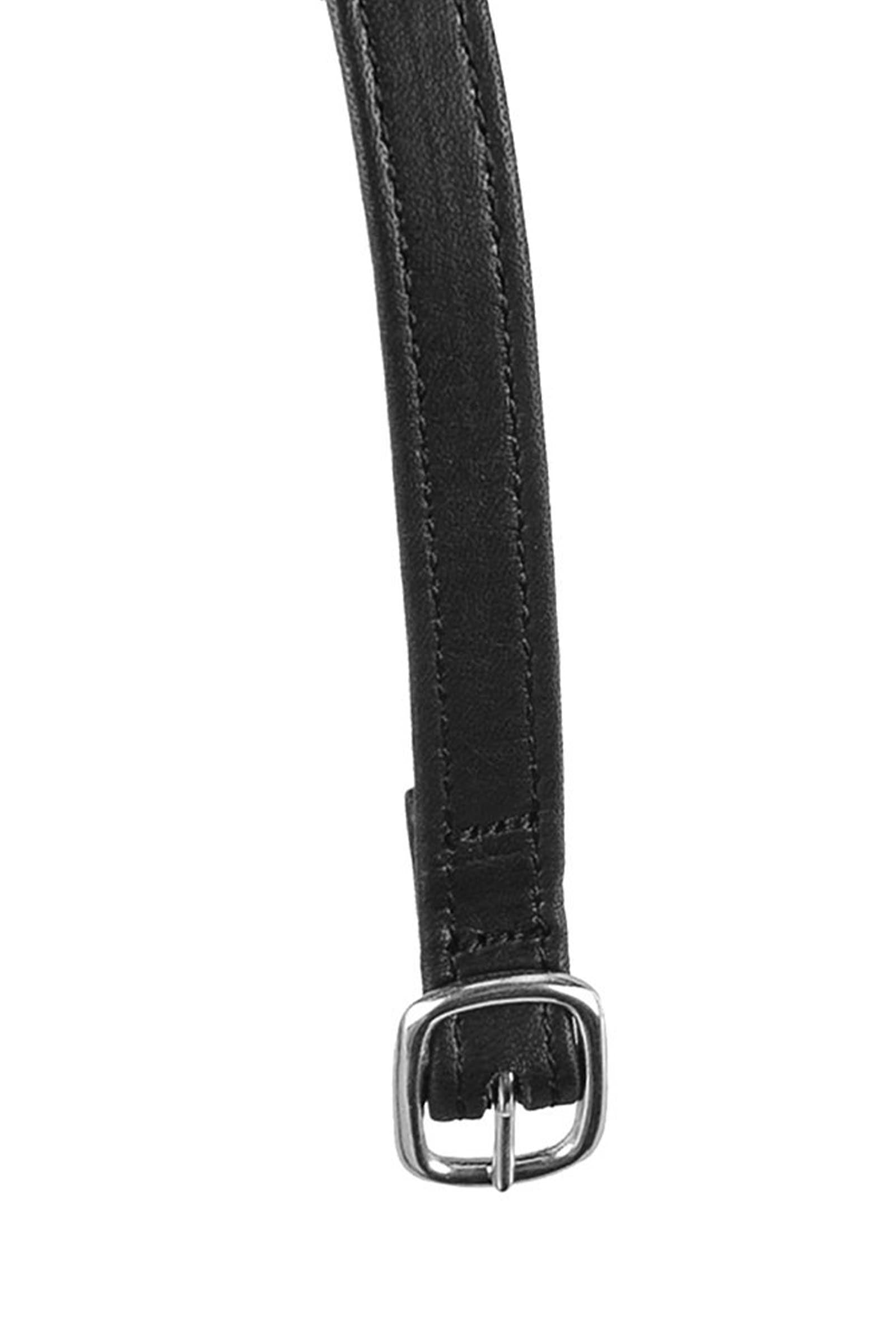 Equestro Spur Straps in Double Leather and Silver Buckle Riding Whips, Crops & Spurs