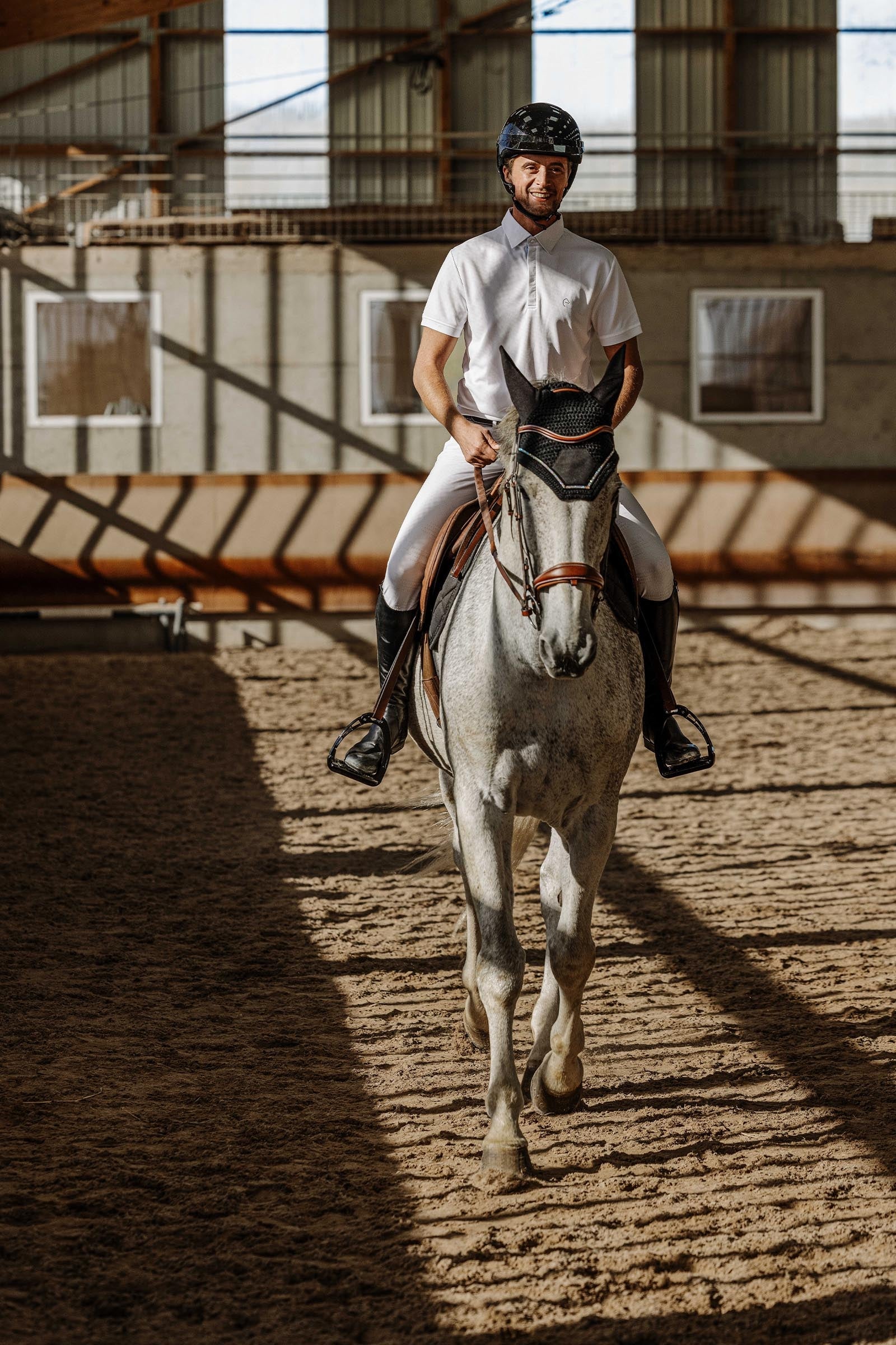 Equi Theme EQUITHÈME Edy Men´s Mesh Show Polo Shirt Mens Riding Clothing