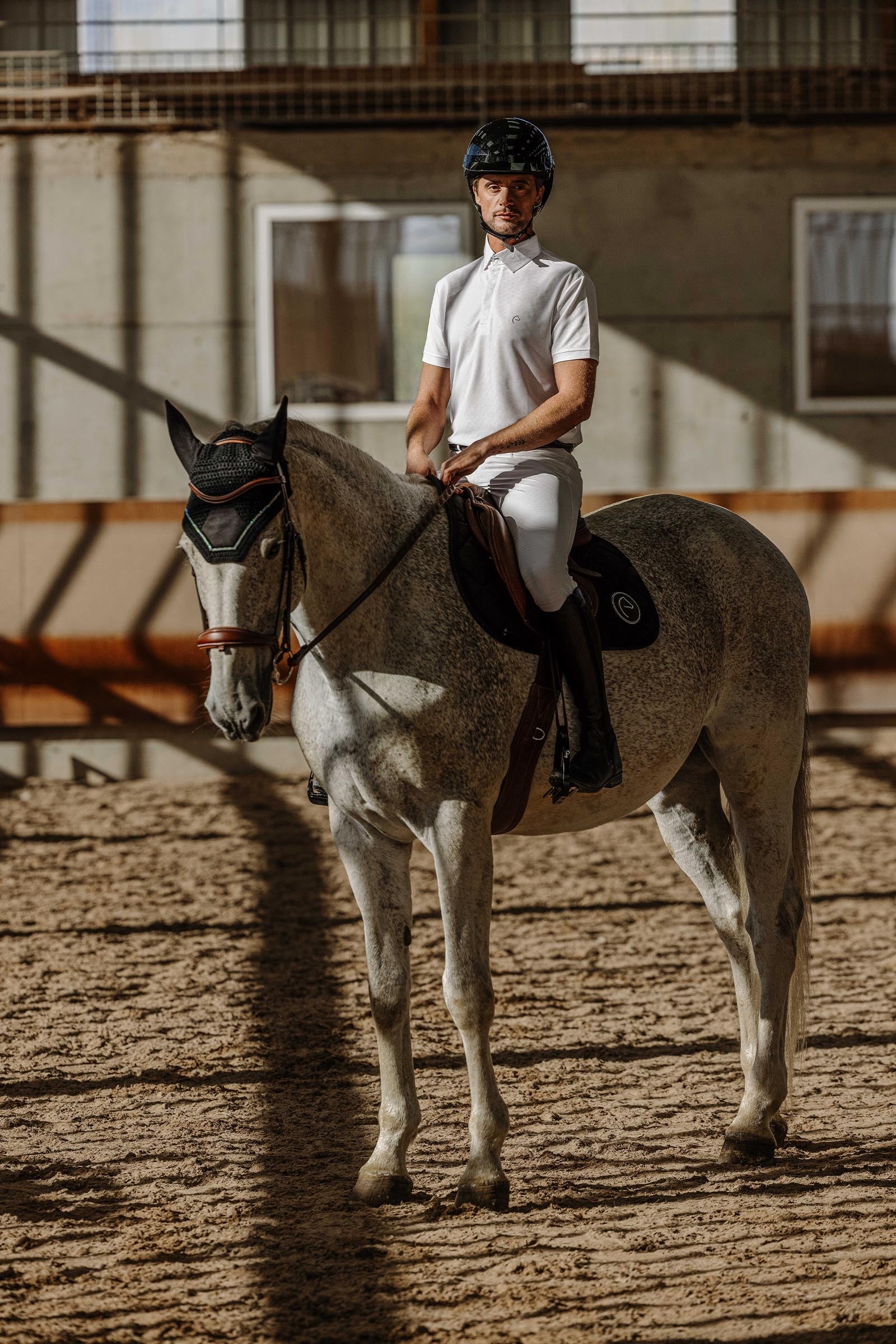 Equi Theme EQUITHÈME Edy Men´s Mesh Show Polo Shirt Mens Riding Clothing