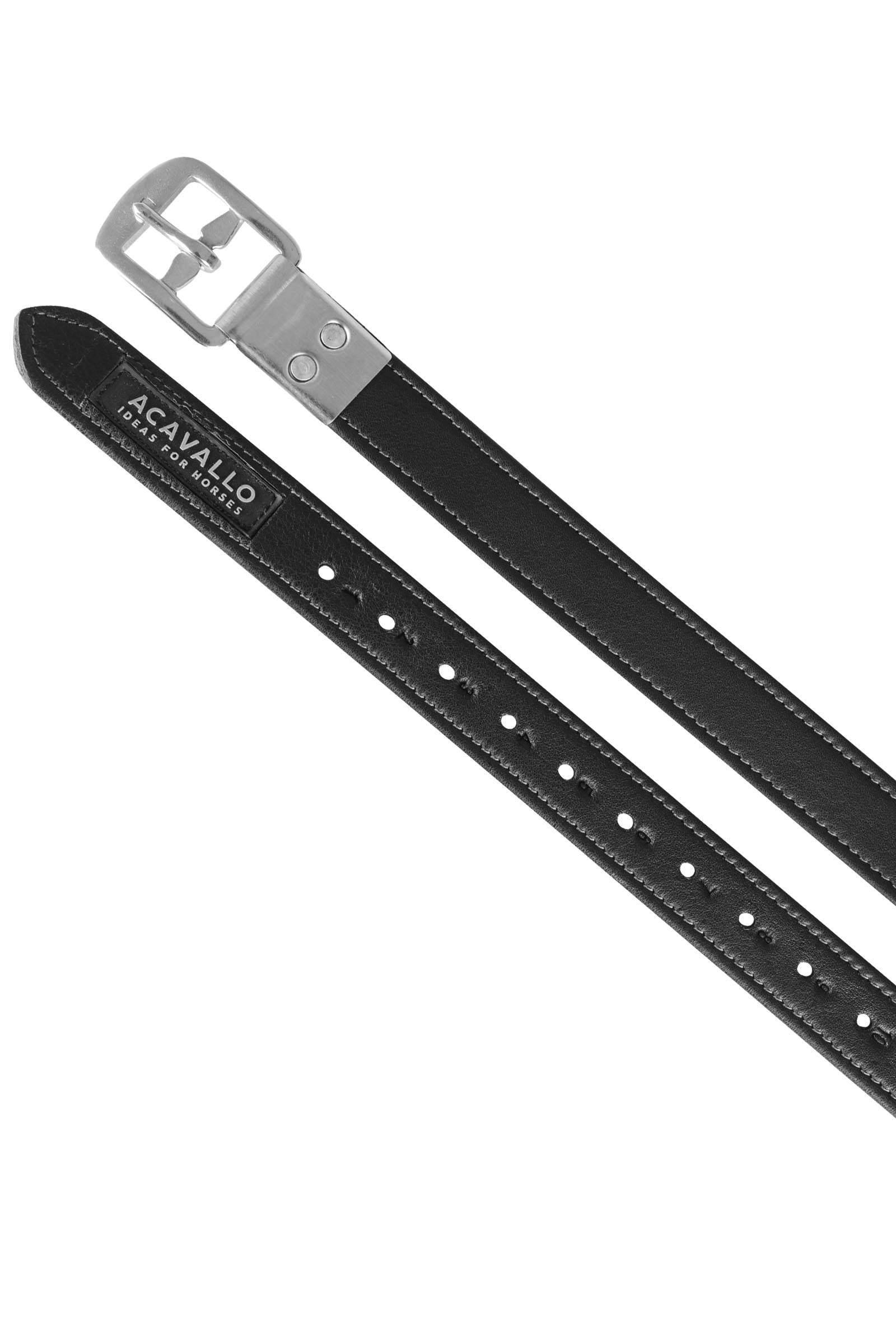 Acavallo Étrivières en cuir de veau avec boucle intégrée Selles & sangles