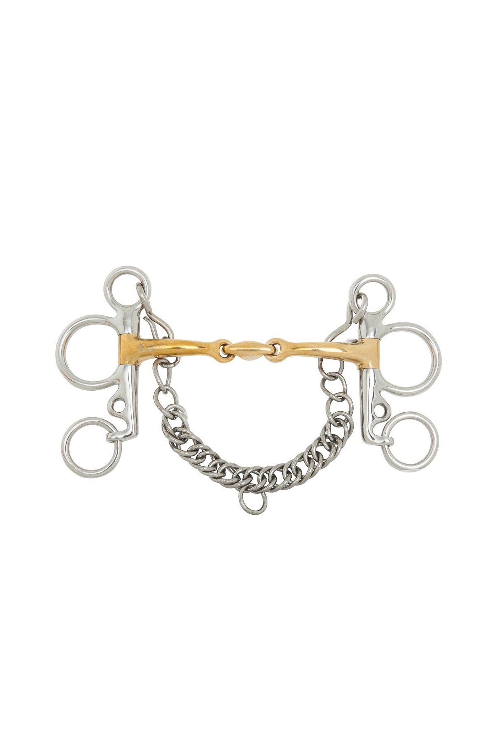 BR Soft Contact baby pelham, double brisure, 14 mm, branches 102 mm Mors