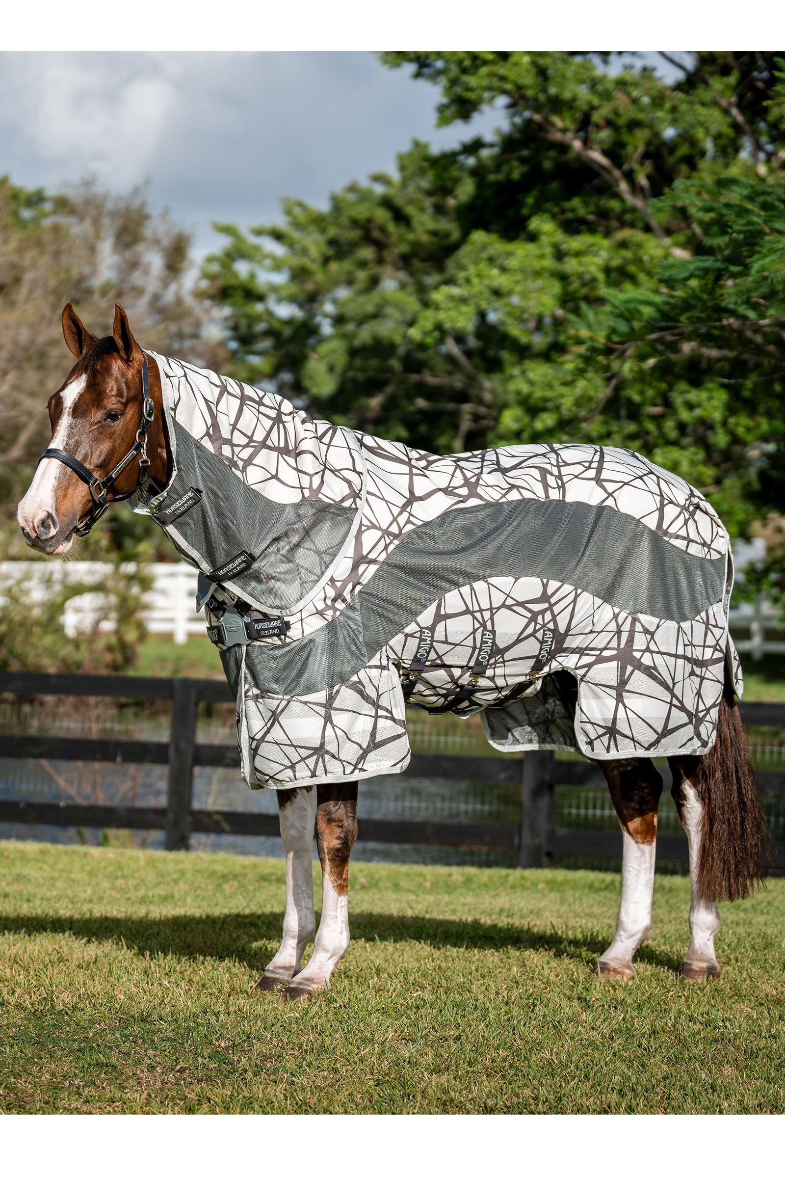 Horseware Amigo 3-in-1 CamoFly Couverture anti-mouches Couvertures cheval