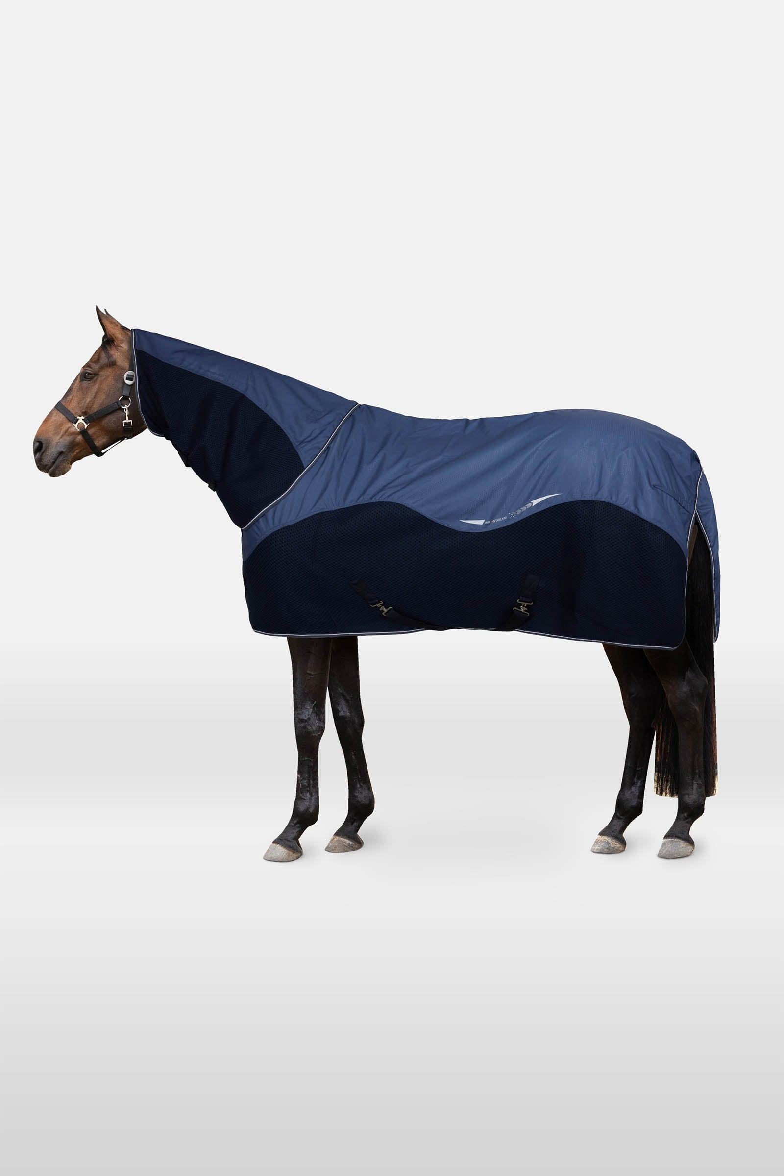 Horze Aircool 3D couverture d’extérieur imperméable avec encolure amovible Couvertures cheval