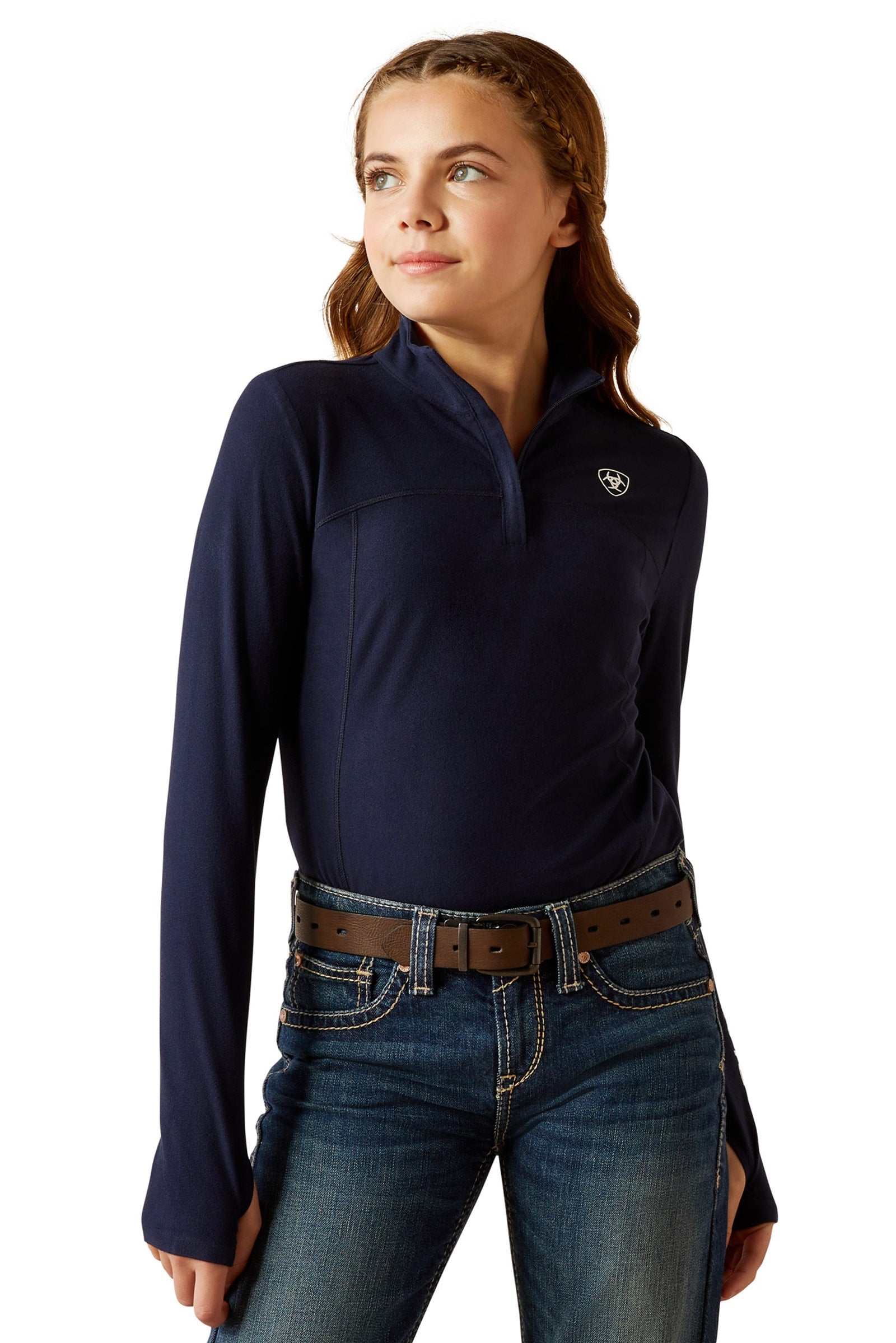 Ariat Lowell 3.0 Kid´s 1/4 Zip Baselayer Shirt Vêtements d'équitation enfant