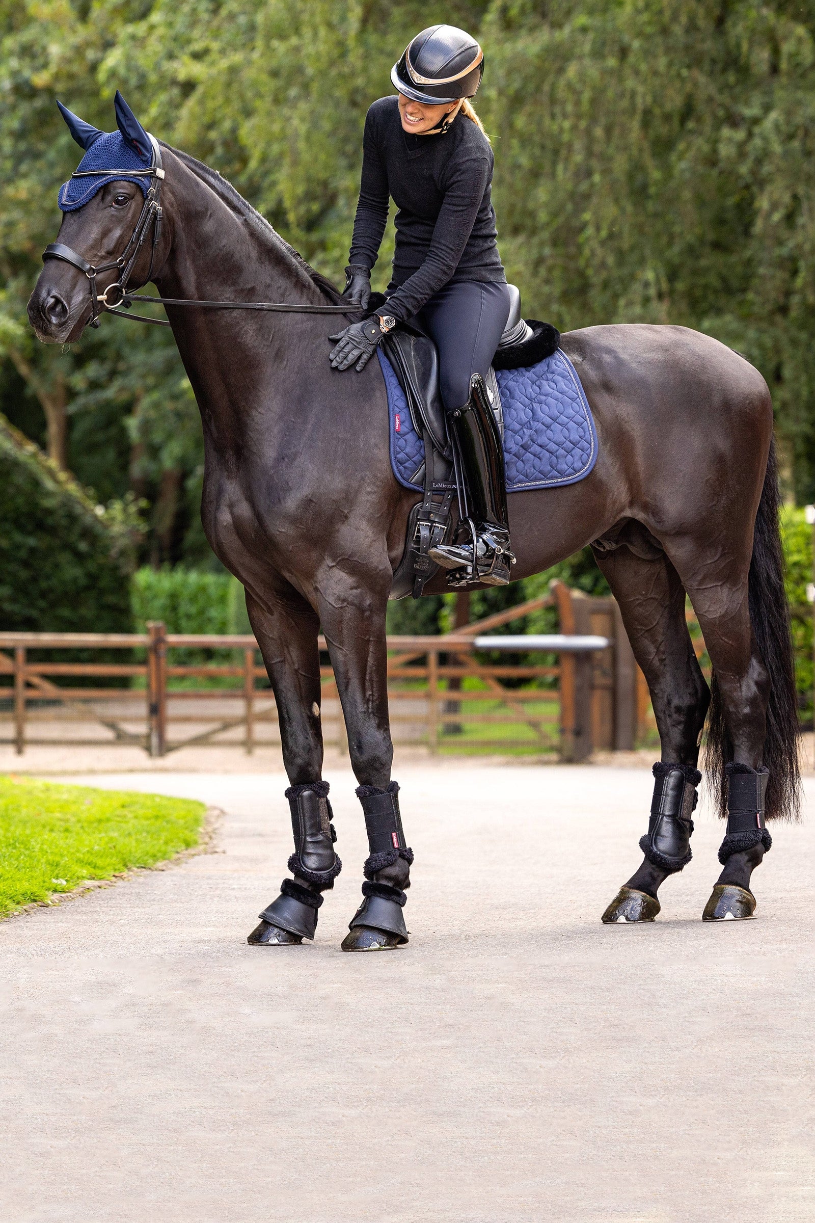 LeMieux Crystal Suede Dressage Pad Saddle Pads