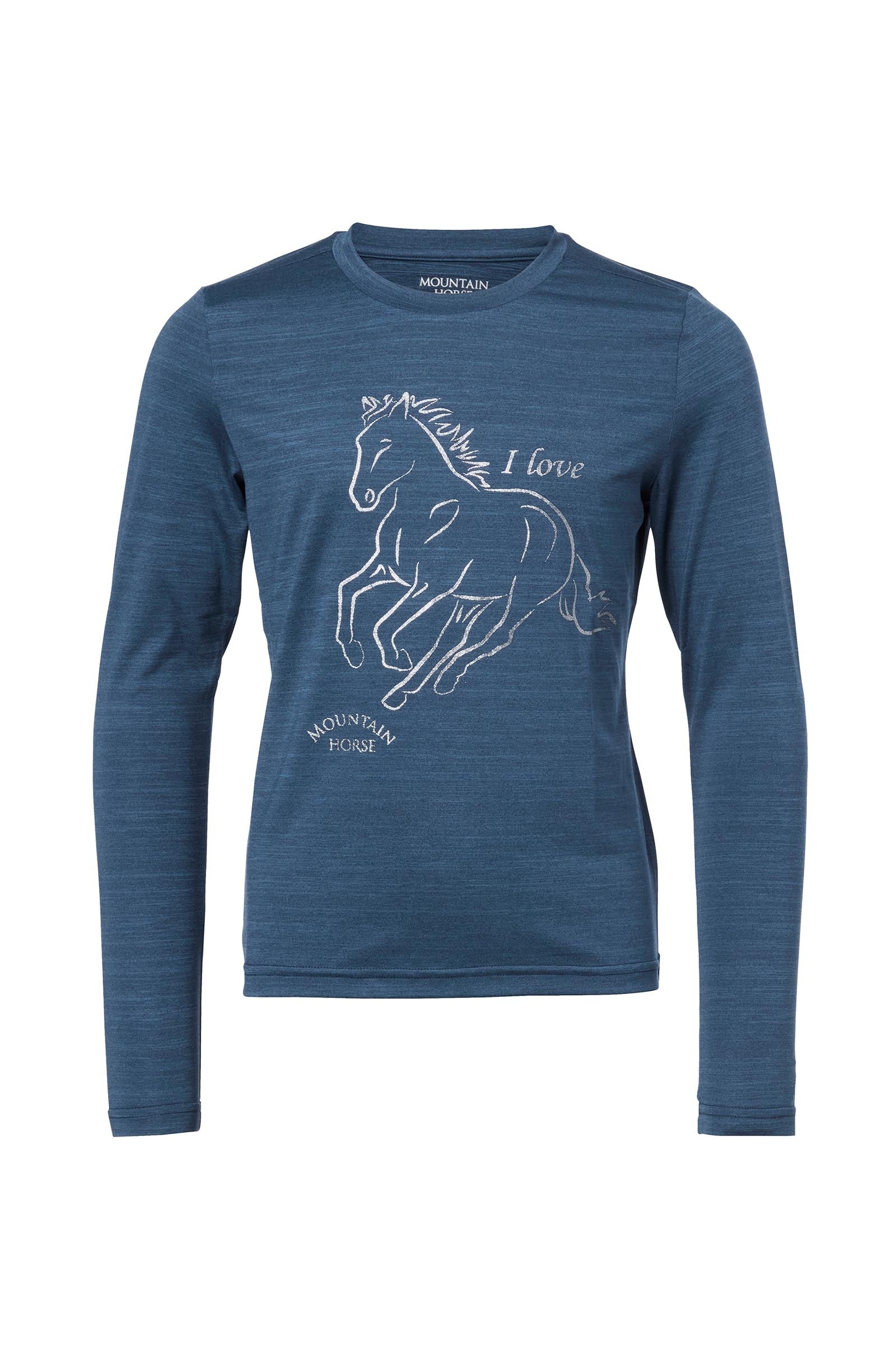 Mountain Horse Lovely Kids´ Long Sleeve Top Vêtements d'équitation enfant