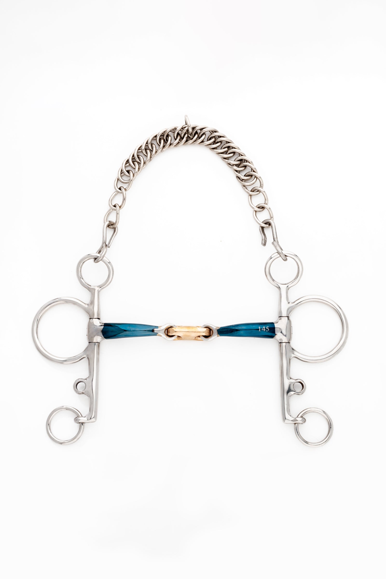 Kavalkade mors pelham ergonomique, double brisure, long, 14 mm Mors