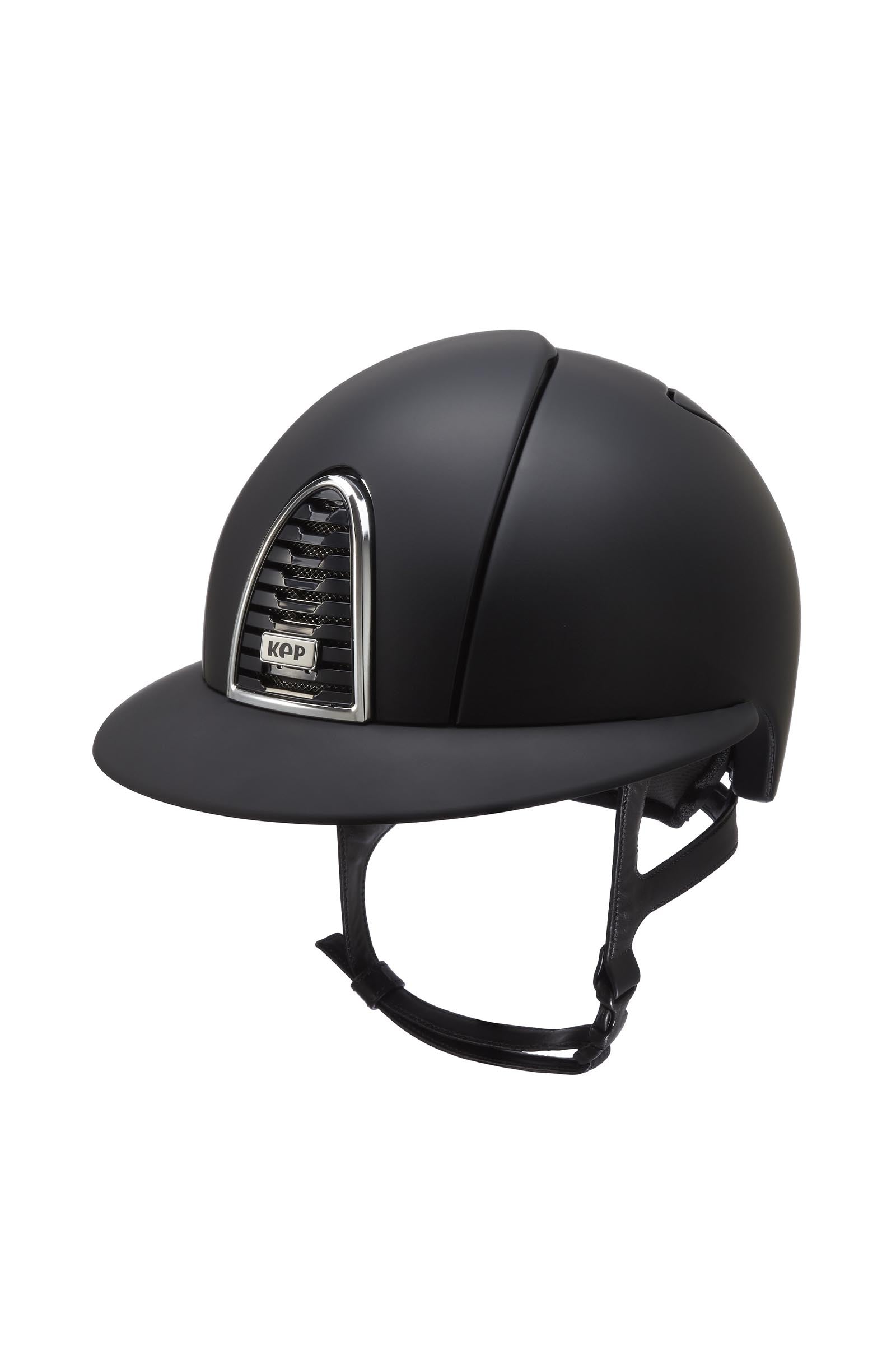 KEP Helmets KEP Cromo 2.0 Textile/Raw Polo Riding Helmet With Extra Visor, App Compatible Casques & Gilets de protection