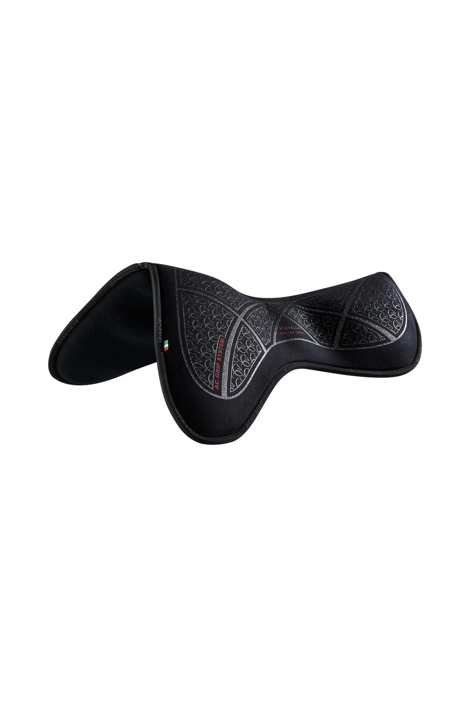 Acavallo tapis d’obstacle Classic en mousse à mémoire de forme close contact suédé avec grip silicone, plat Tapis de selle