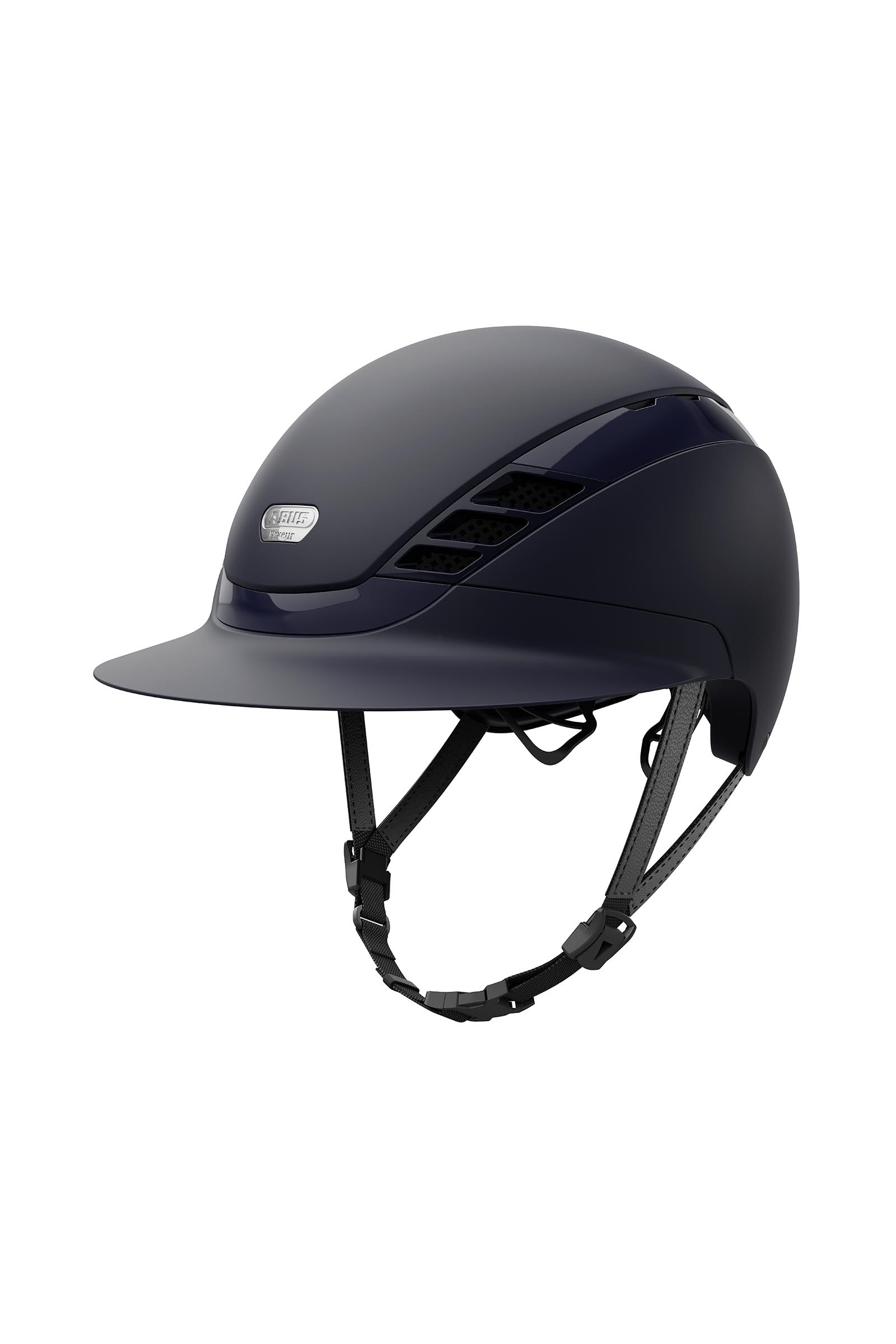 Abus AirLuxe Pure Casque d’équitation visière longue Casques & Gilets de protection