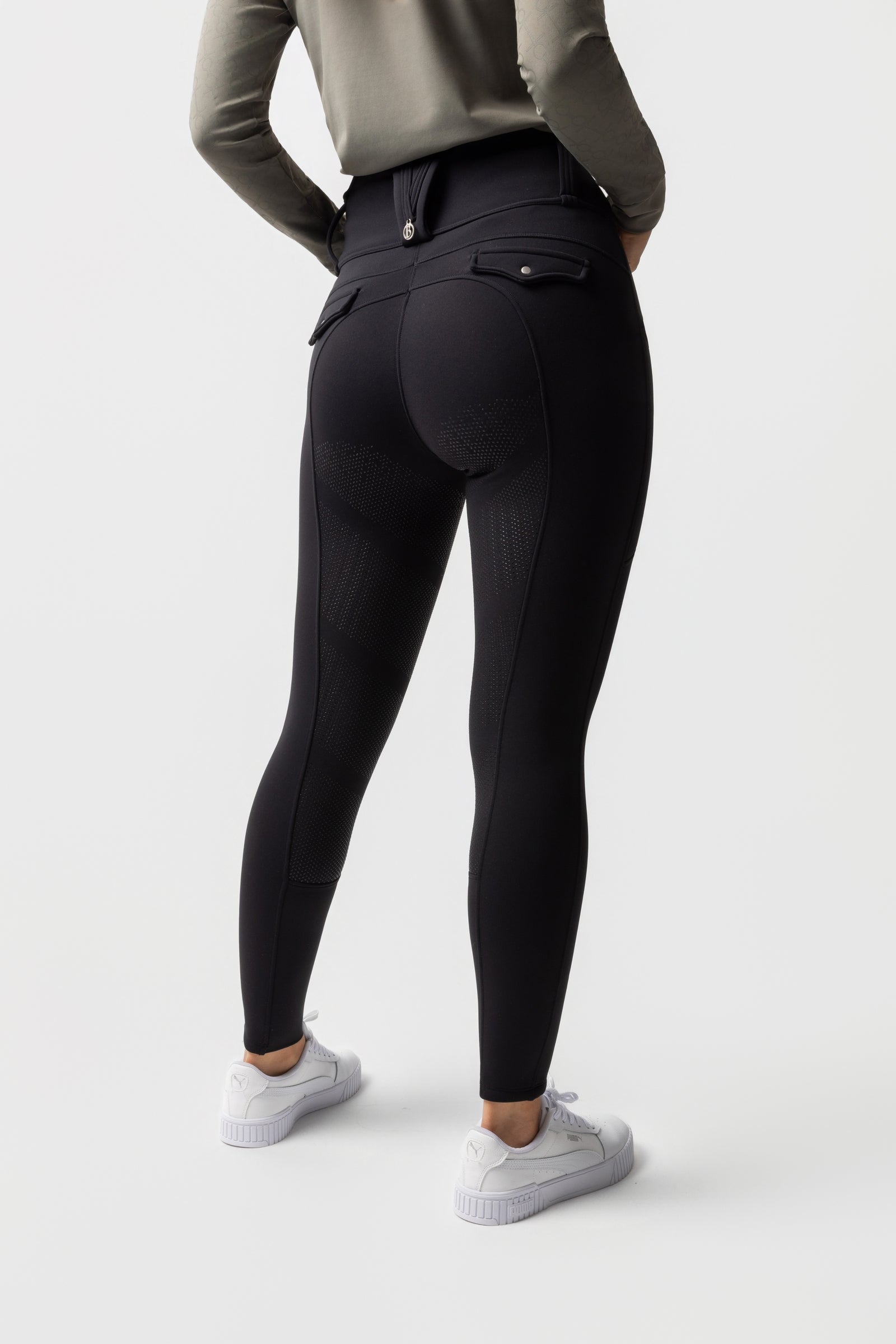 B Vertigo Chiara pantalon d’équitation compression thermo femme full grip Womens Breeches