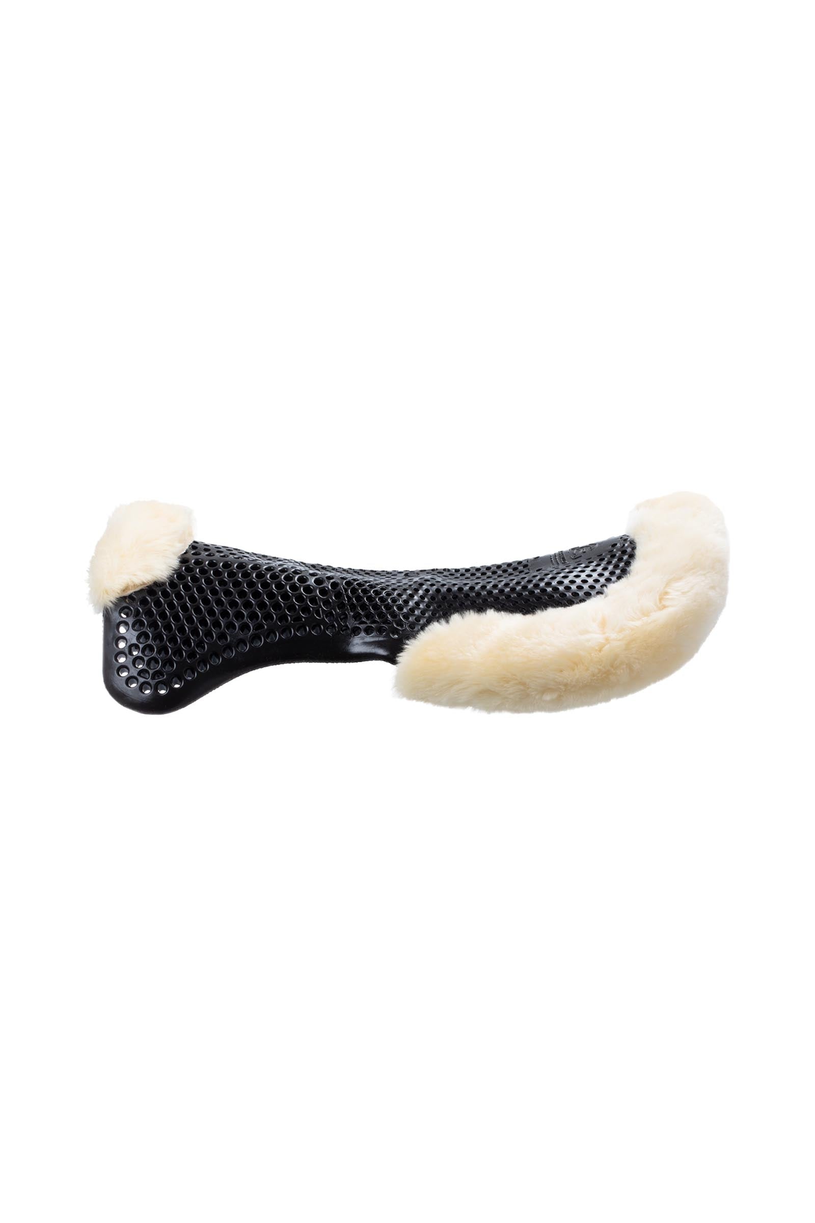 Acavallo Gel Non Slip Classic With Sheepskin Cut-Out Front Riser Saddle Pads
