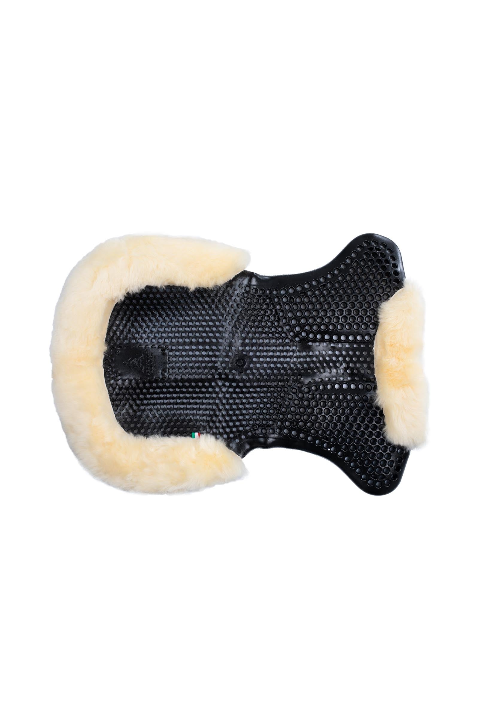 Acavallo Gel Non Slip Classic With Sheepskin Cut-Out Front Riser Saddle Pads