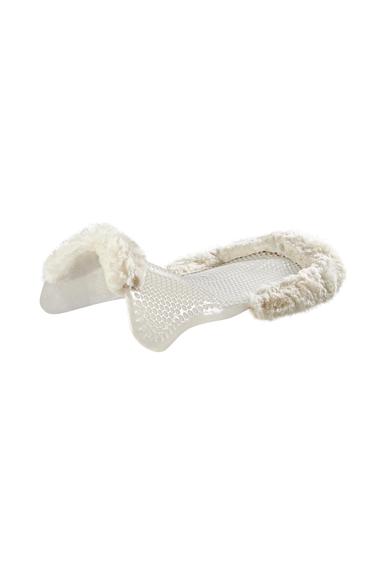 Acavallo Gel antidérapant Classic avec schaffell découpé rehausseur avant Tapis de selle