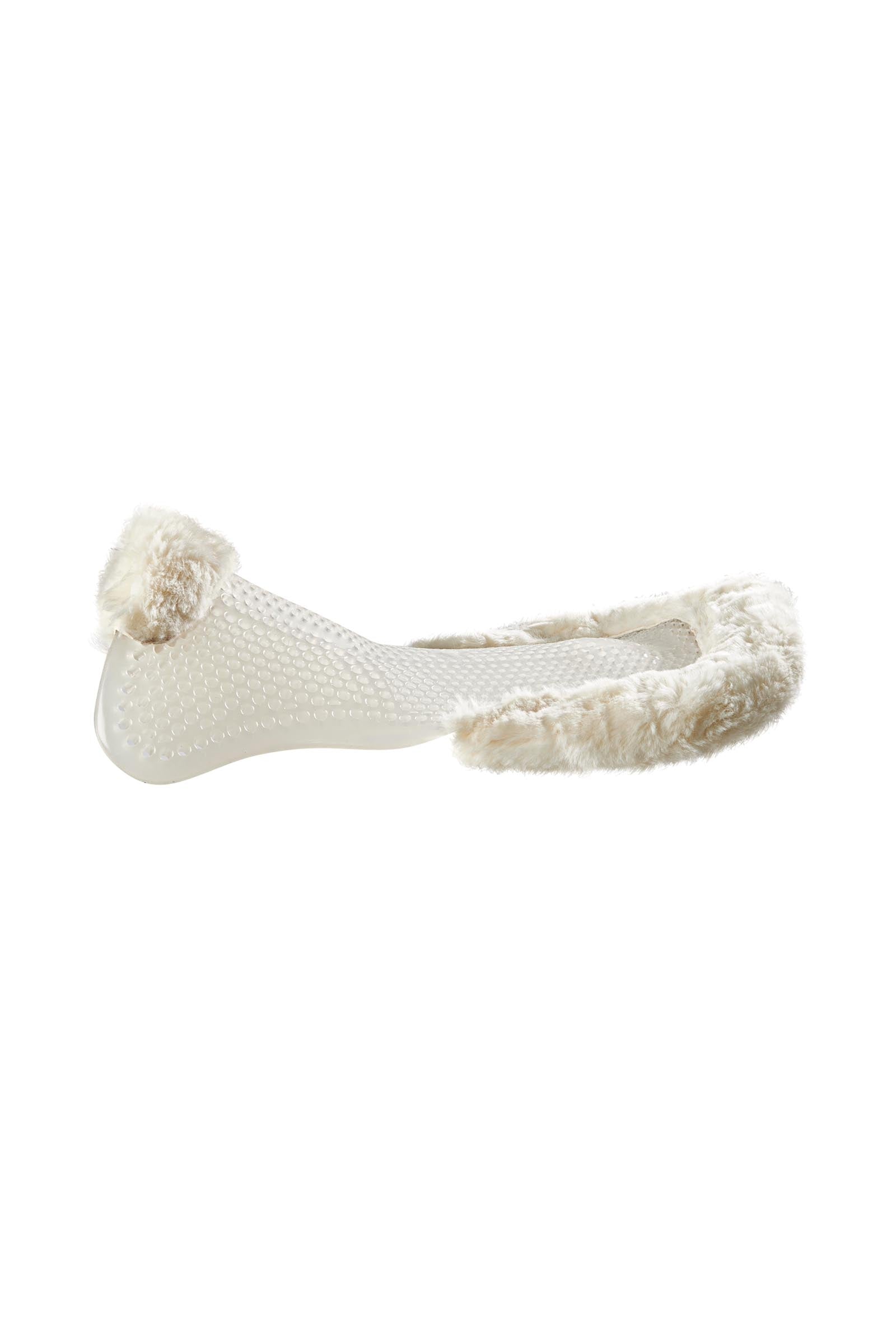 Acavallo Gel Non Slip Classic With Sheepskin Cut-Out Front Riser Saddle Pads